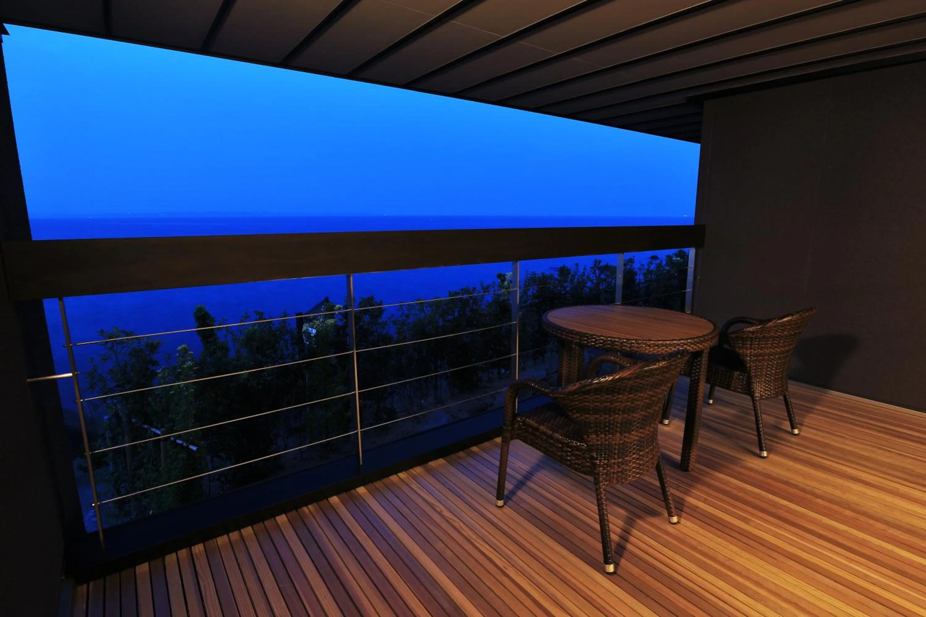 Balcony/Terrace in AMANE resort GAHAMA