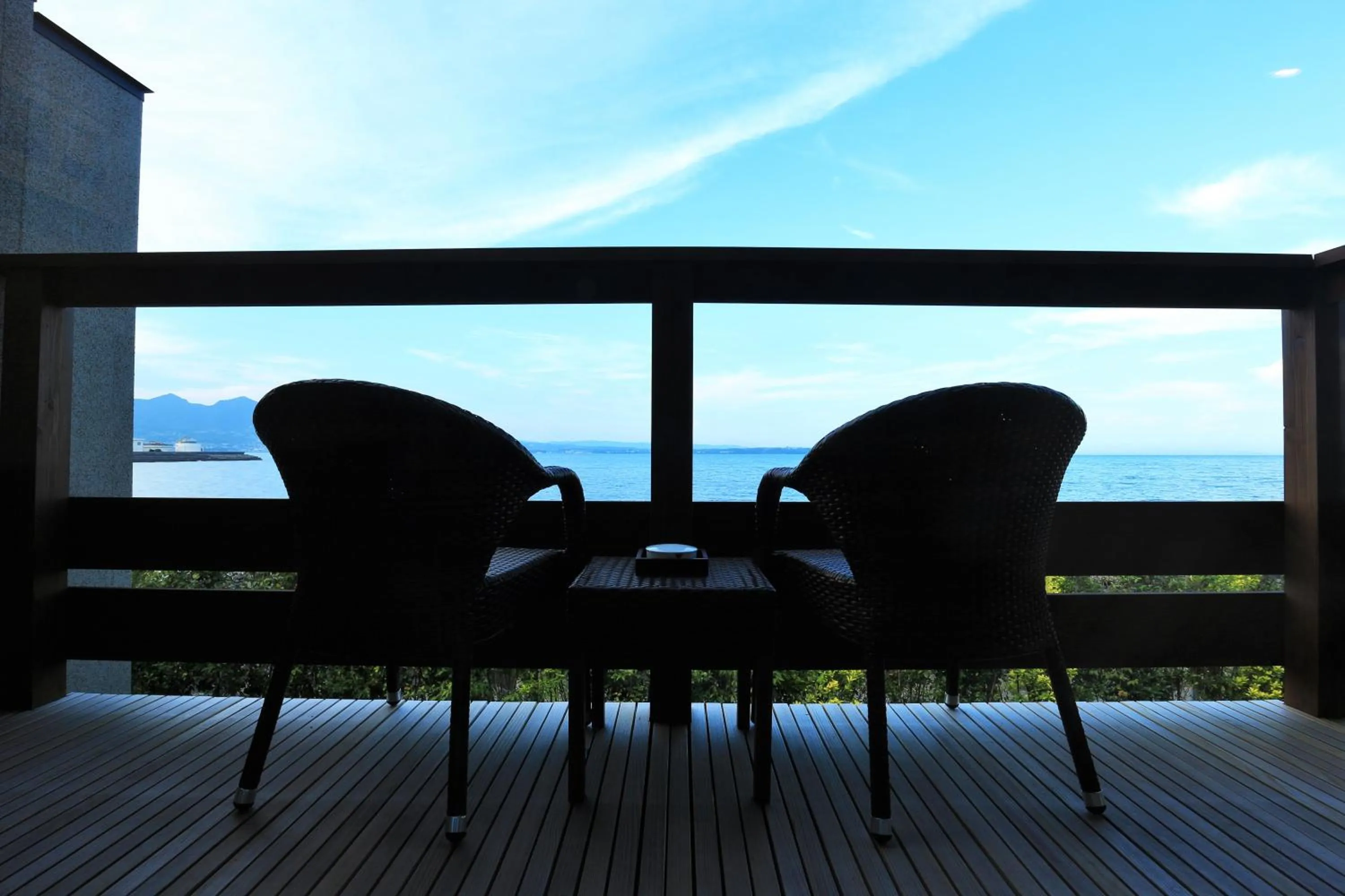 Balcony/Terrace in AMANE resort GAHAMA