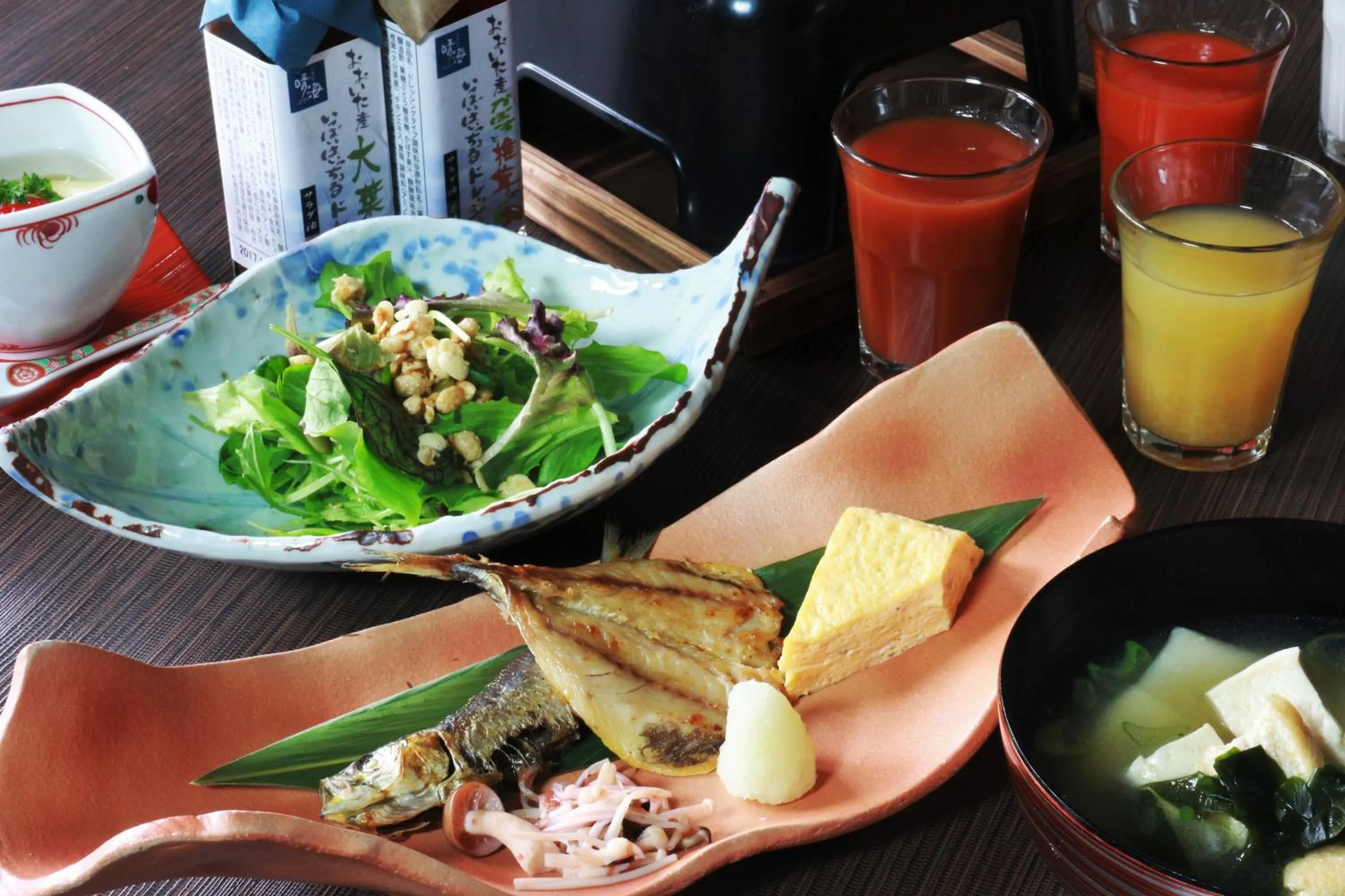 Breakfast in AMANE resort GAHAMA