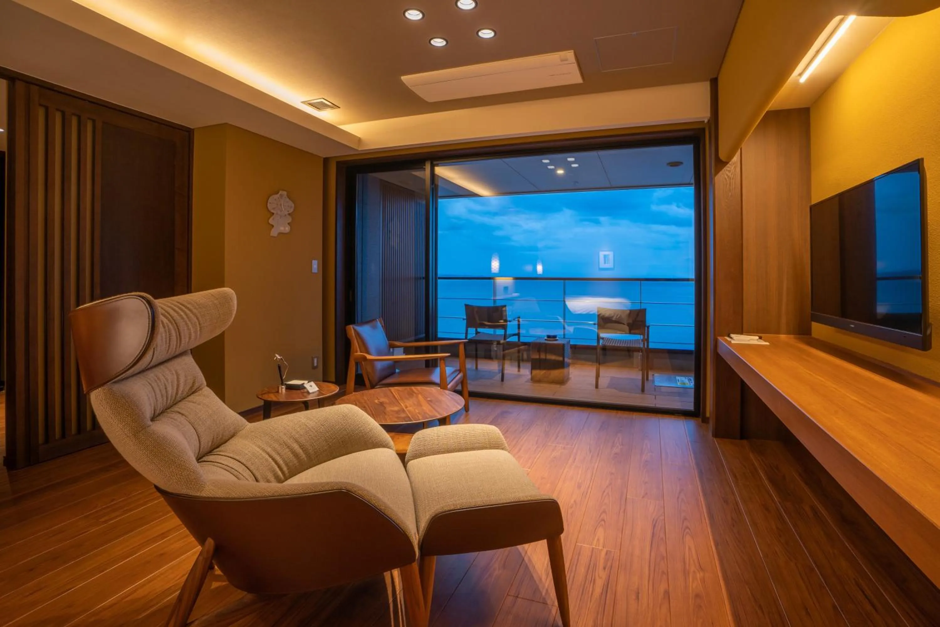 Living room in AMANE resort GAHAMA