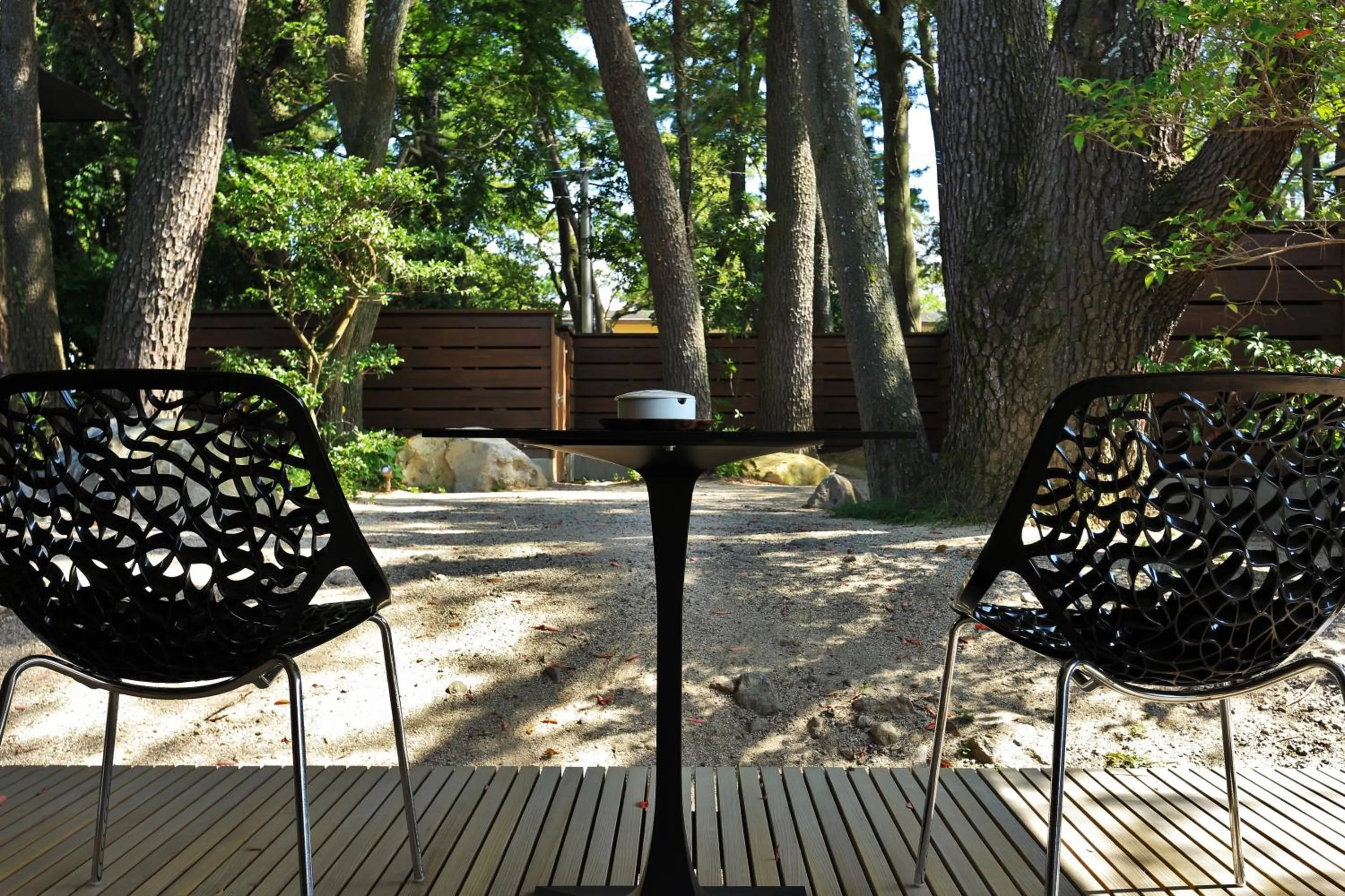 Balcony/Terrace in AMANE resort GAHAMA