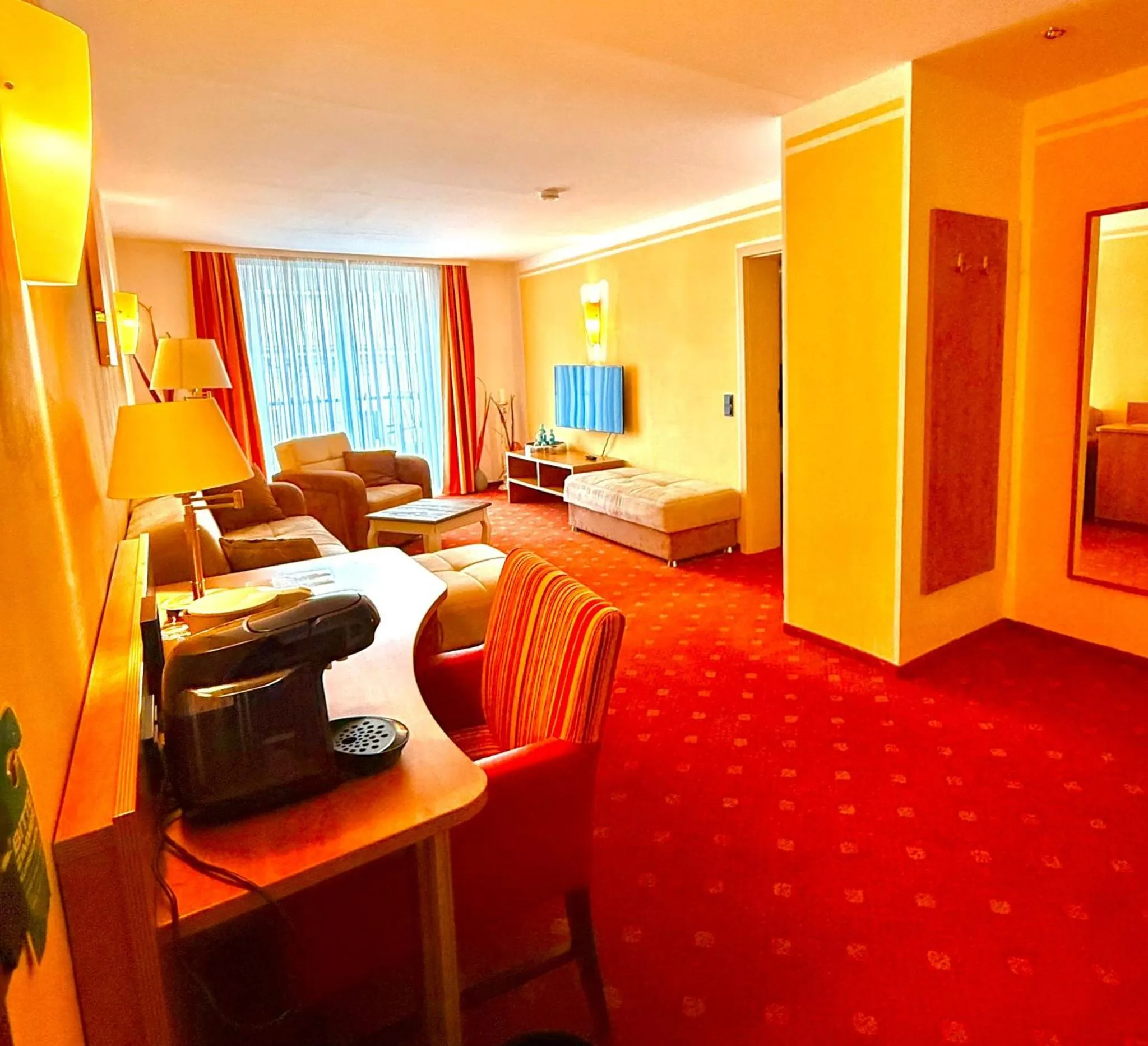 Bed in Hotel Thüringer Hof