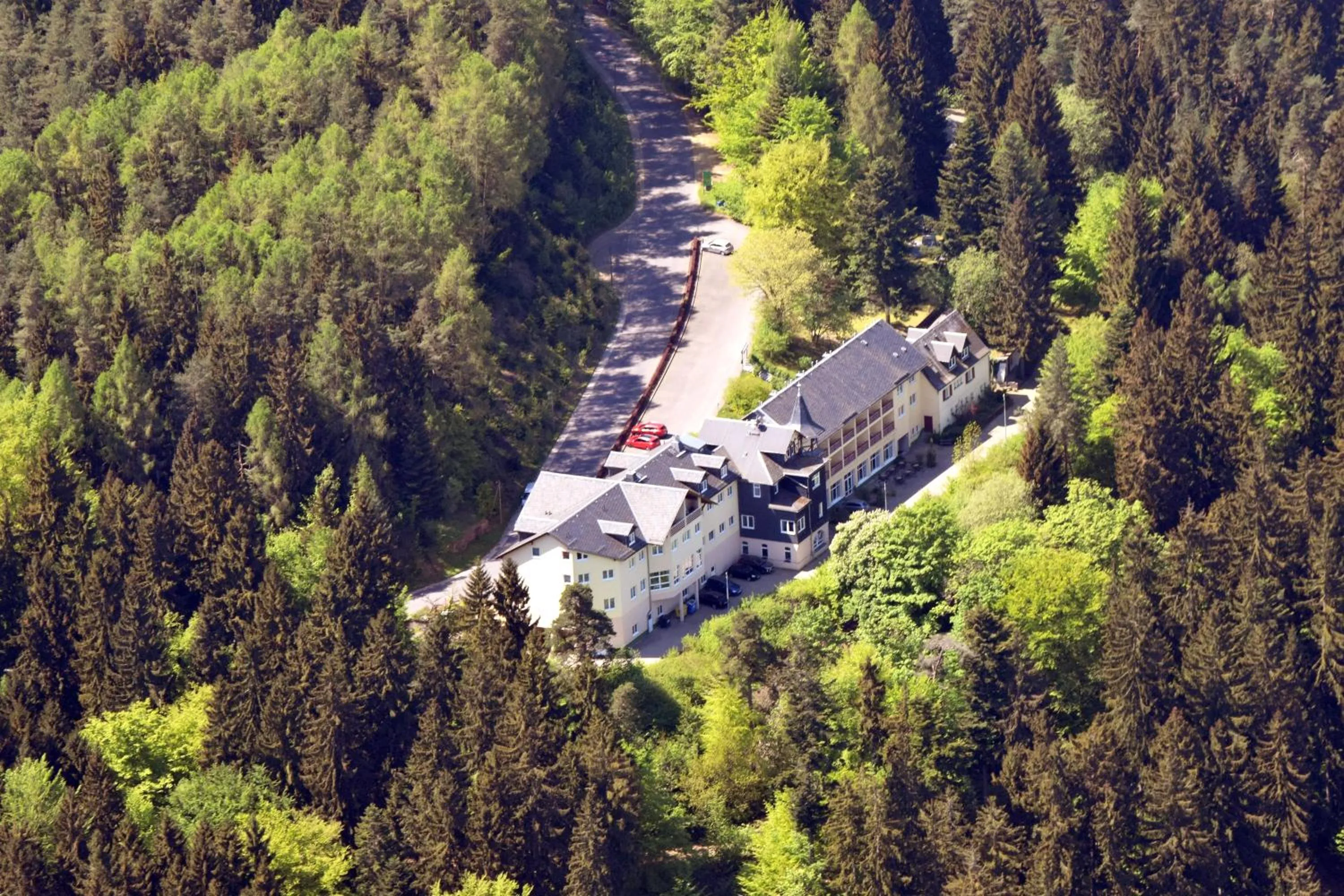 Bird's eye view in Hotel Am Wald -GARNI-