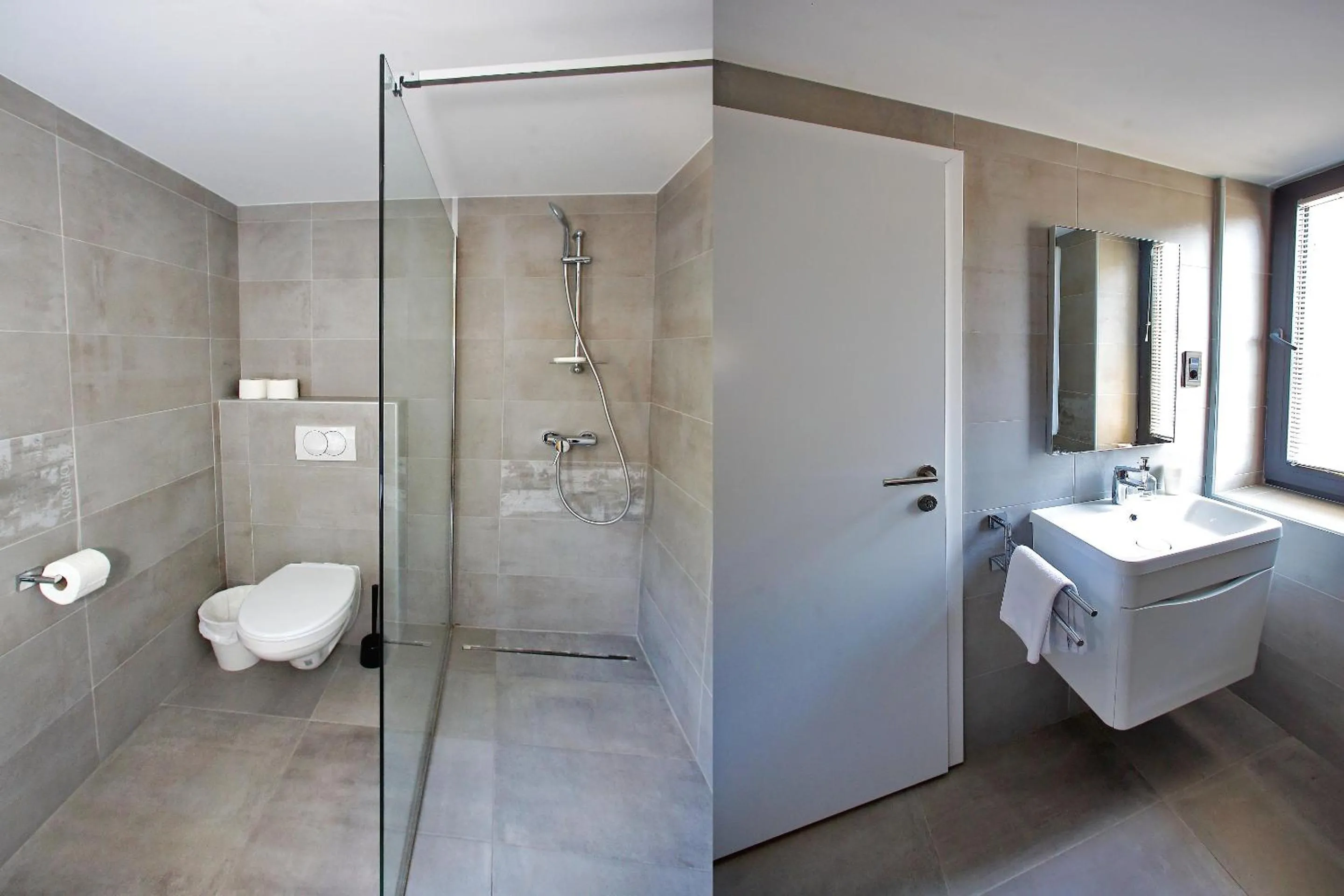 Shower in Guverna New City Accommodation