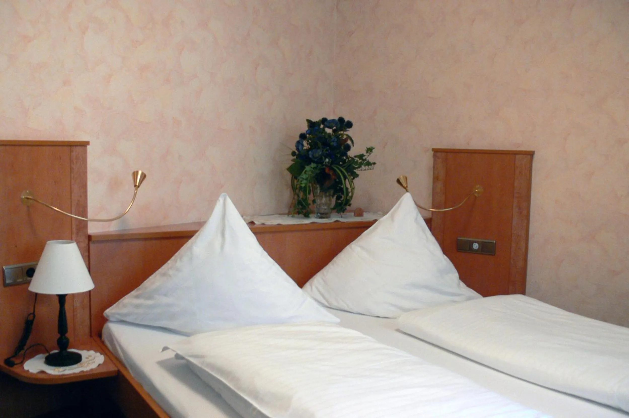 Decorative detail, Bed in Hotel Quellenhof