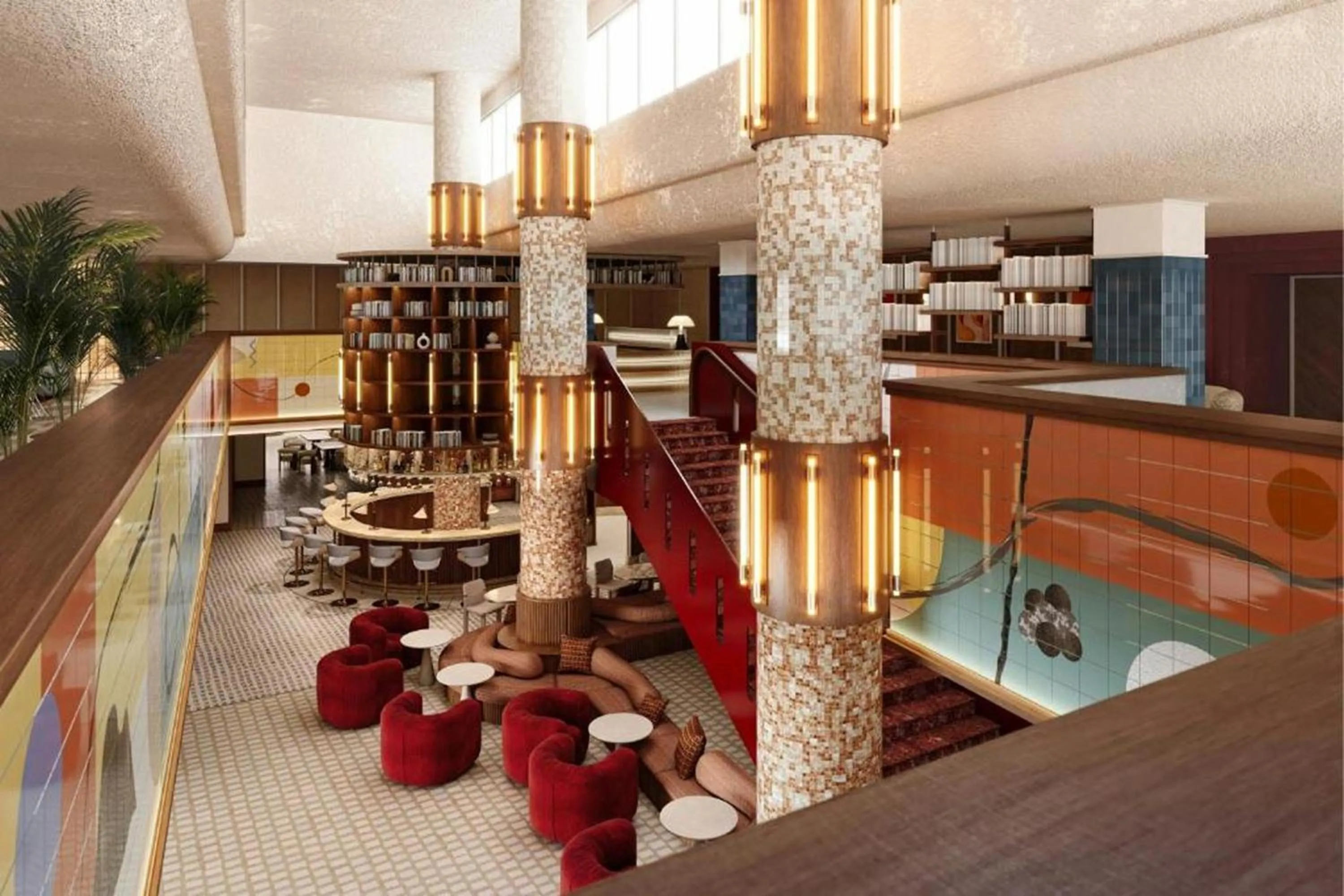 Lobby or reception in Sheraton Stockholm Hotel