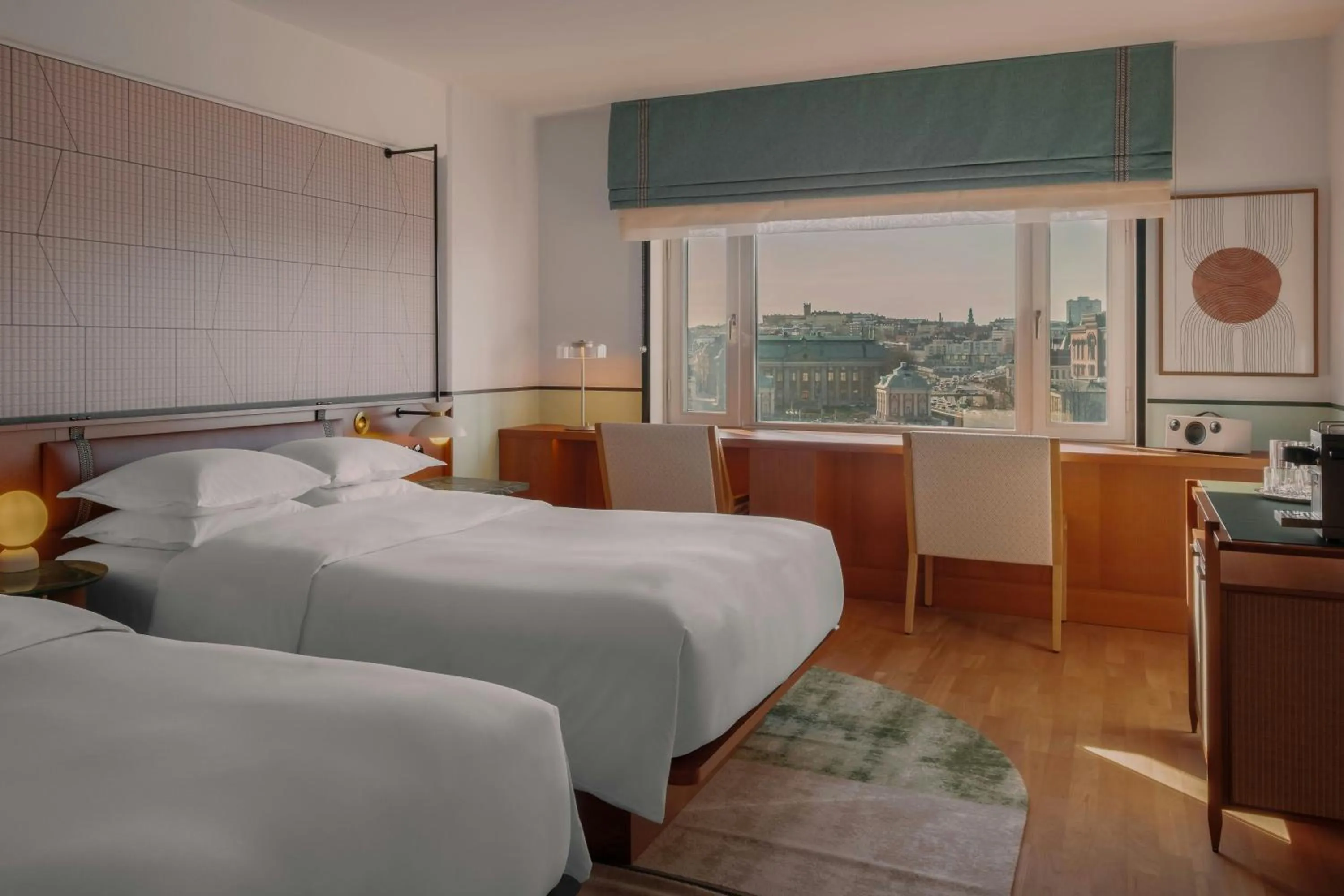 Bedroom, Bed in Sheraton Stockholm Hotel