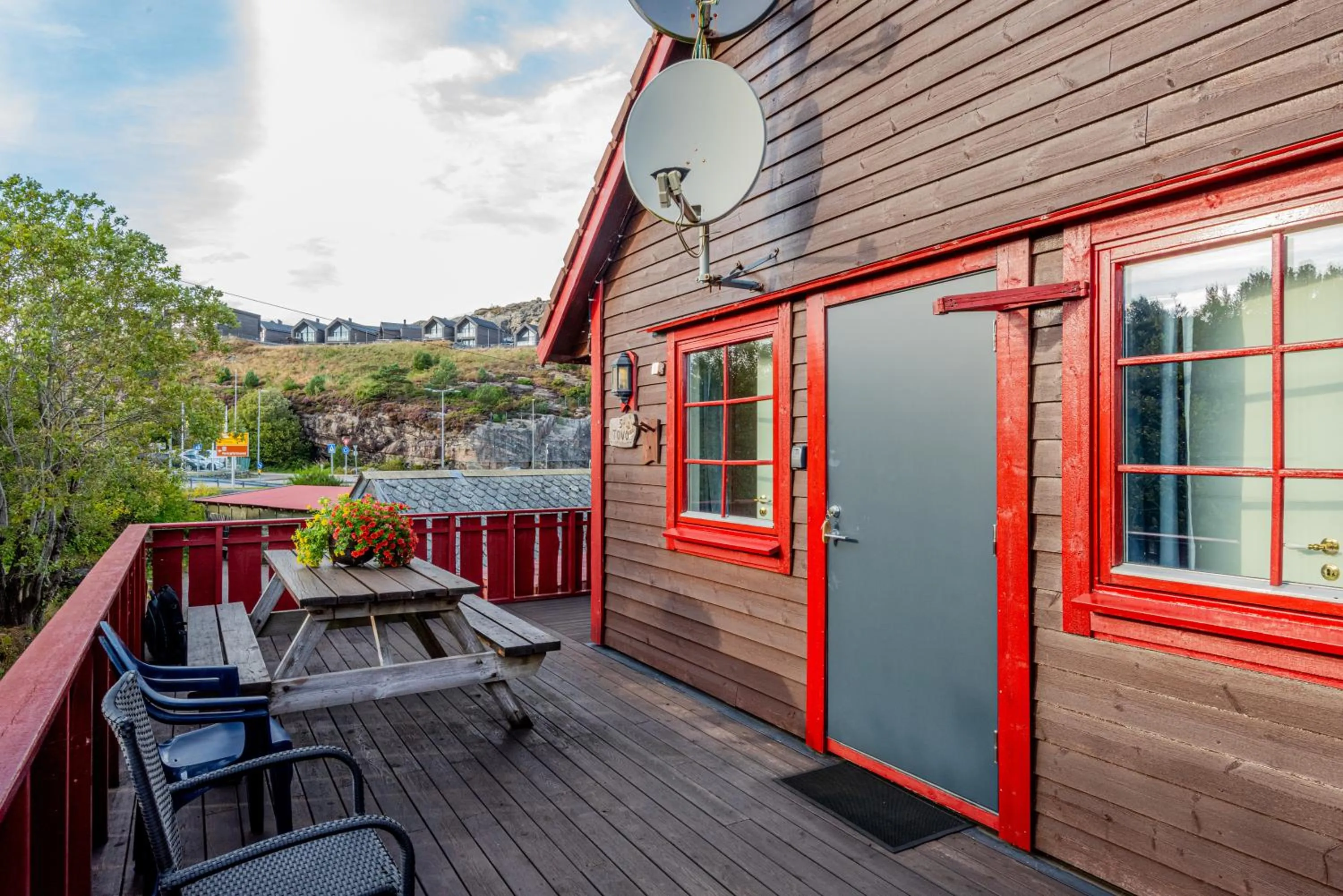Balcony/Terrace in Sotra Rorbusenter