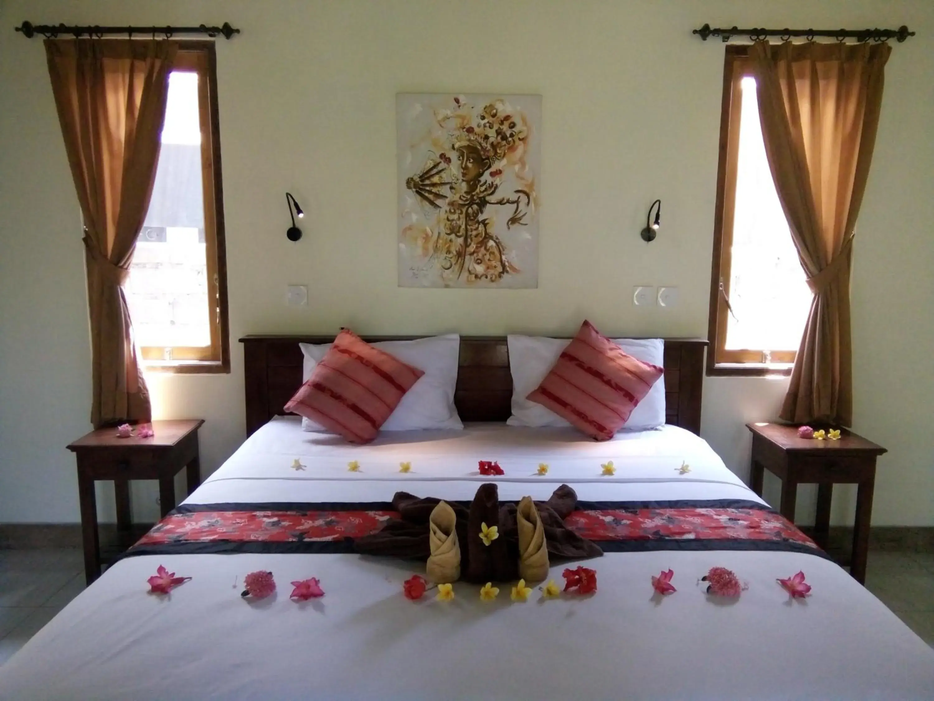 Superior Double or Twin Room with Garden View in Biorock Homestay & Dive Center Pemuteran Superior Double or Twin Room with Garden View in Biorock Homestay & Dive Center Pemuteran