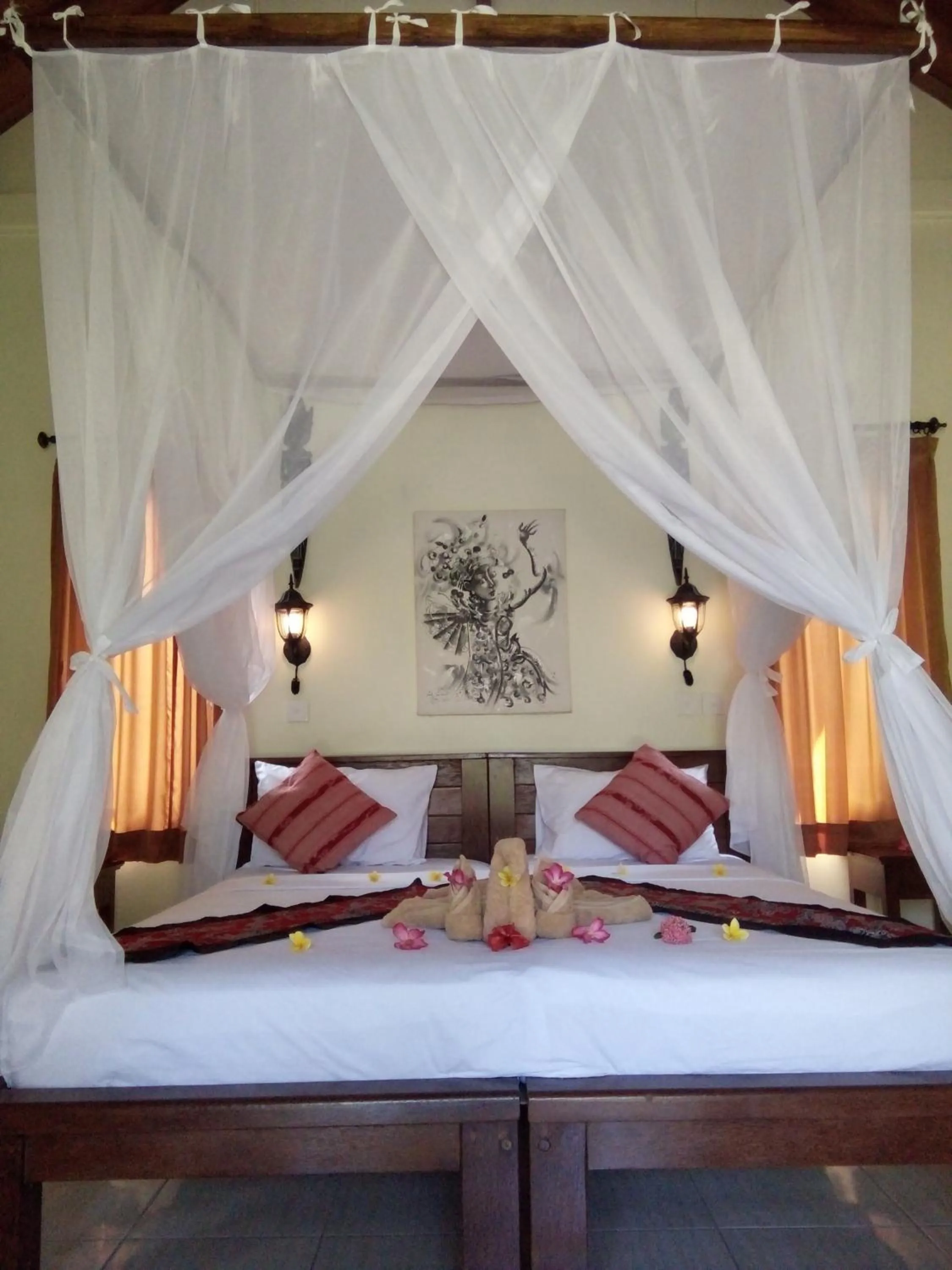 Bedroom, Bed in Biorock Homestay & Dive Center Pemuteran