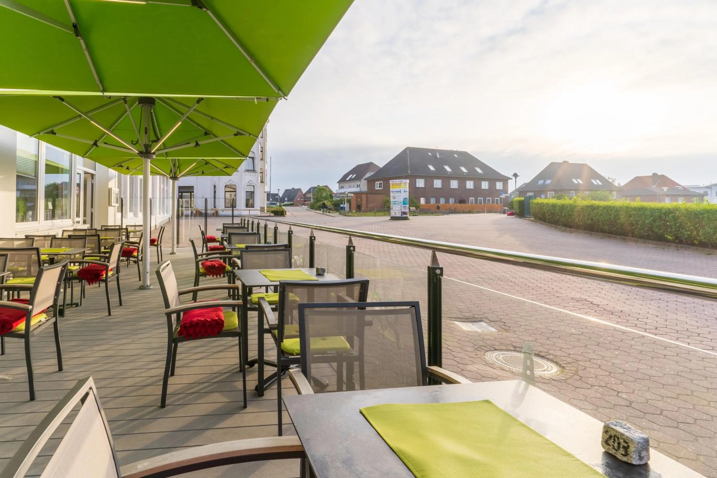 Quiet street view in Inselhotel Rote Erde