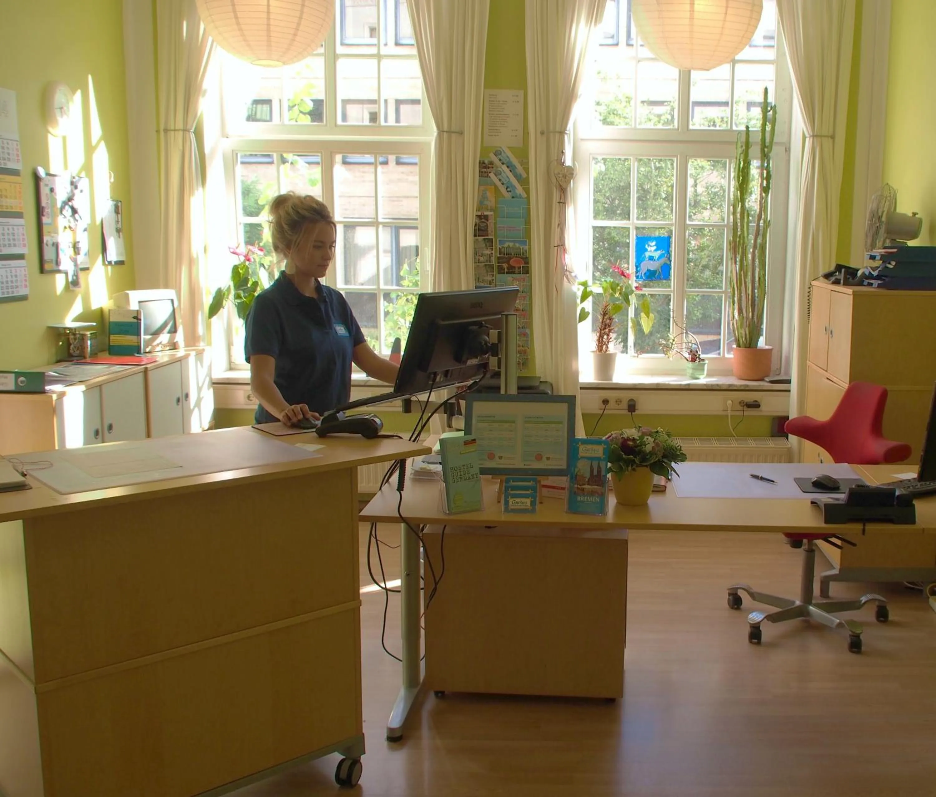 Lobby or reception in GastHaus Hotel Bremen