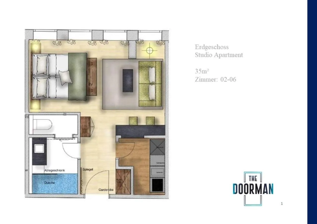 Photo of the whole room in The Doorman Welle Frankfurt am Main