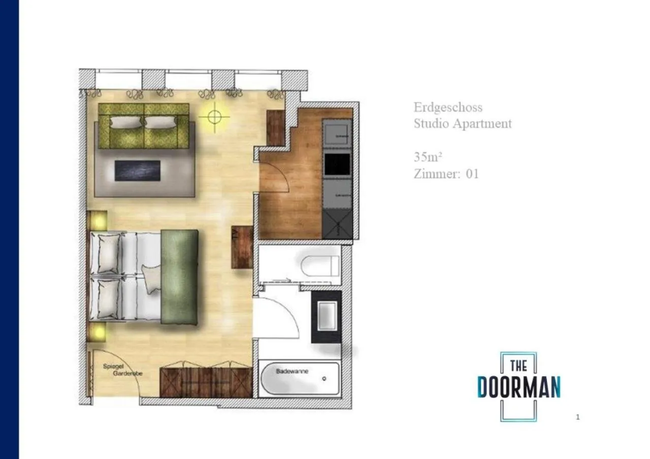 Photo of the whole room in The Doorman Welle Frankfurt am Main