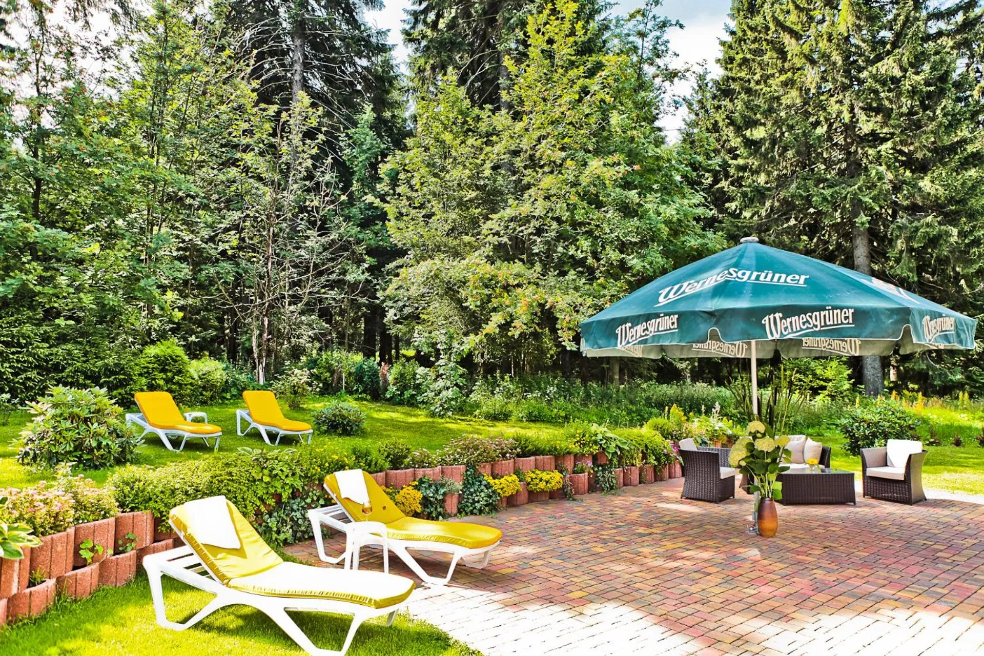 Garden in Ferienhotel Mühlleithen