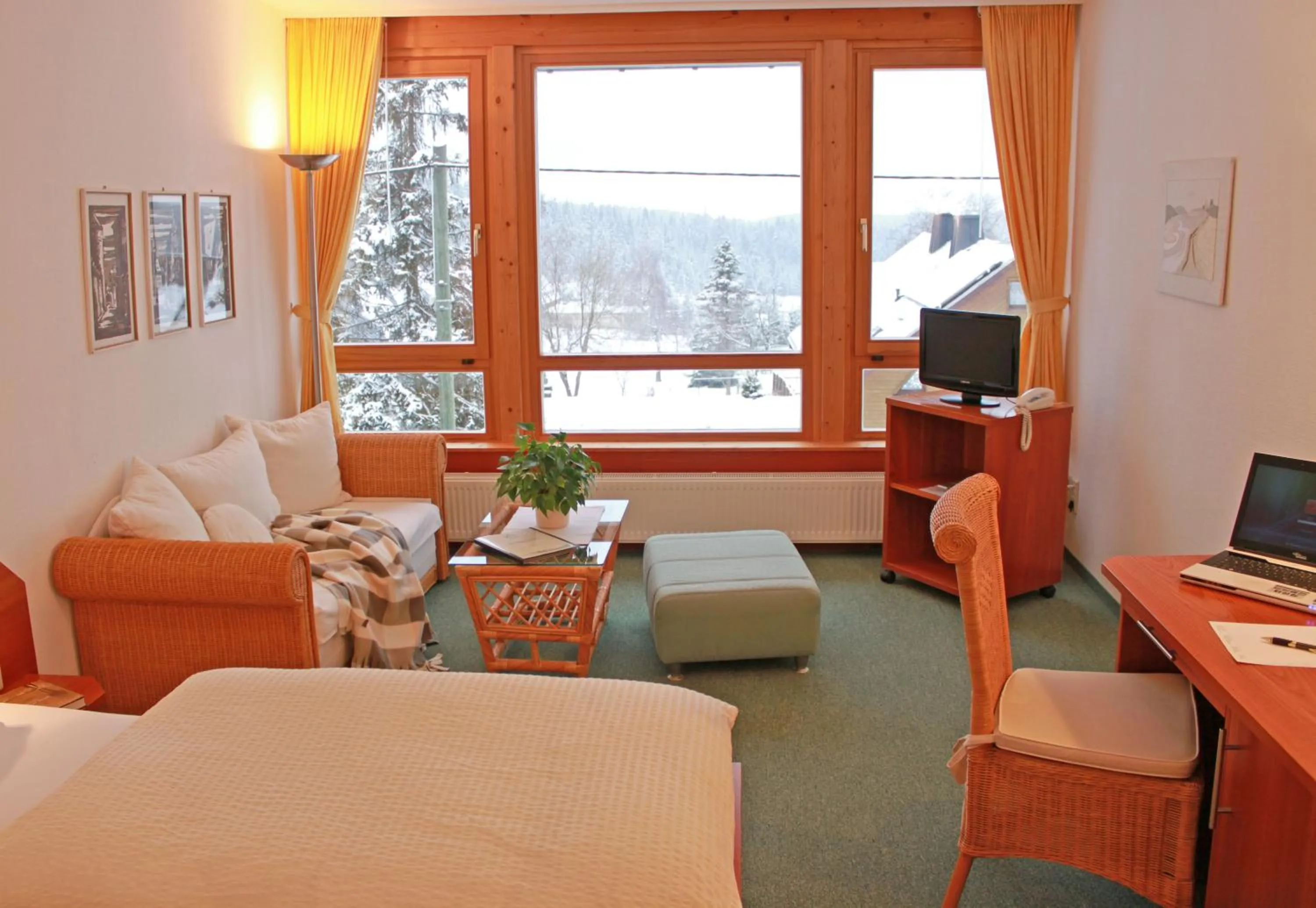 Bedroom in Ferienhotel Mühlleithen