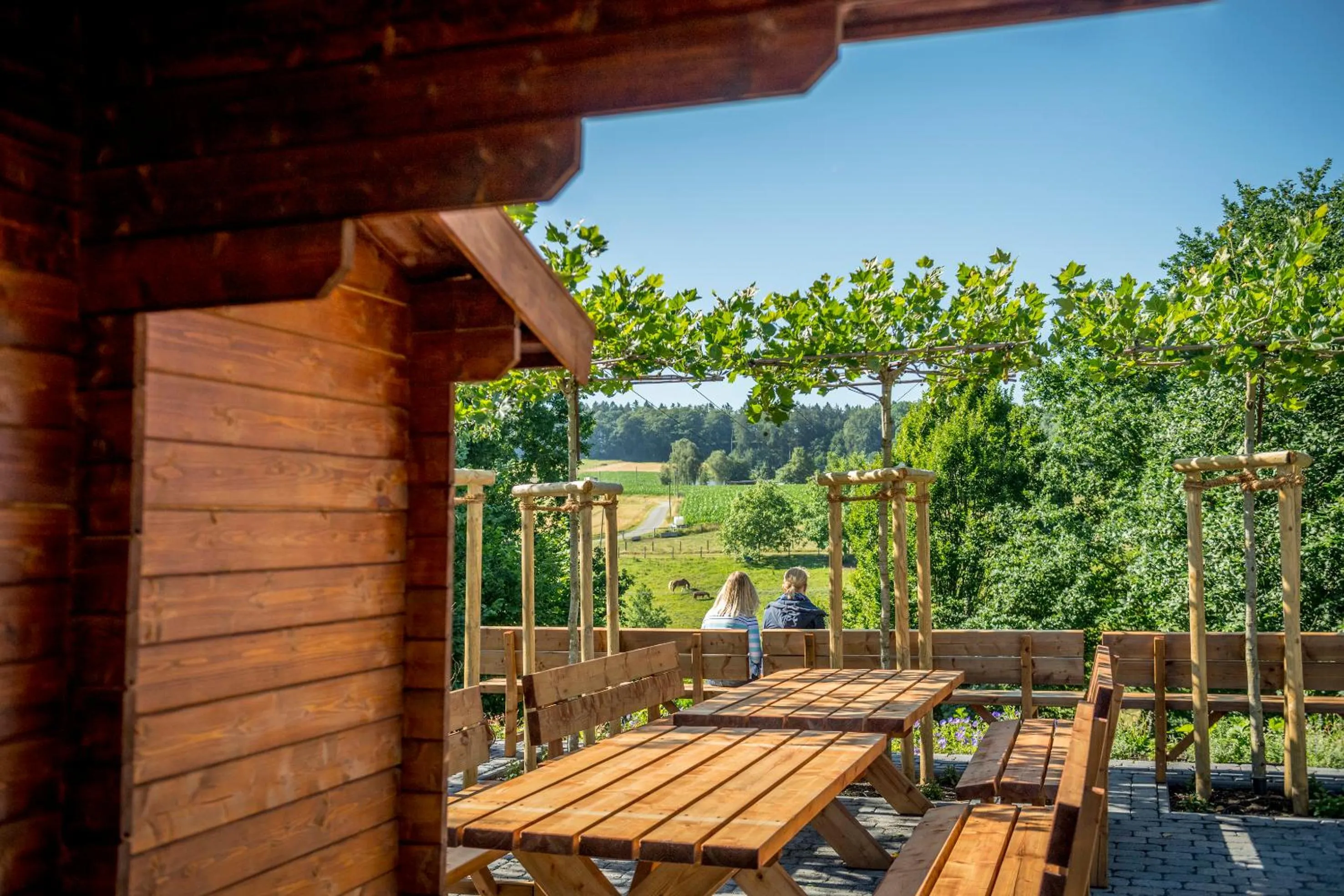 Garden in Landhotel Buller
