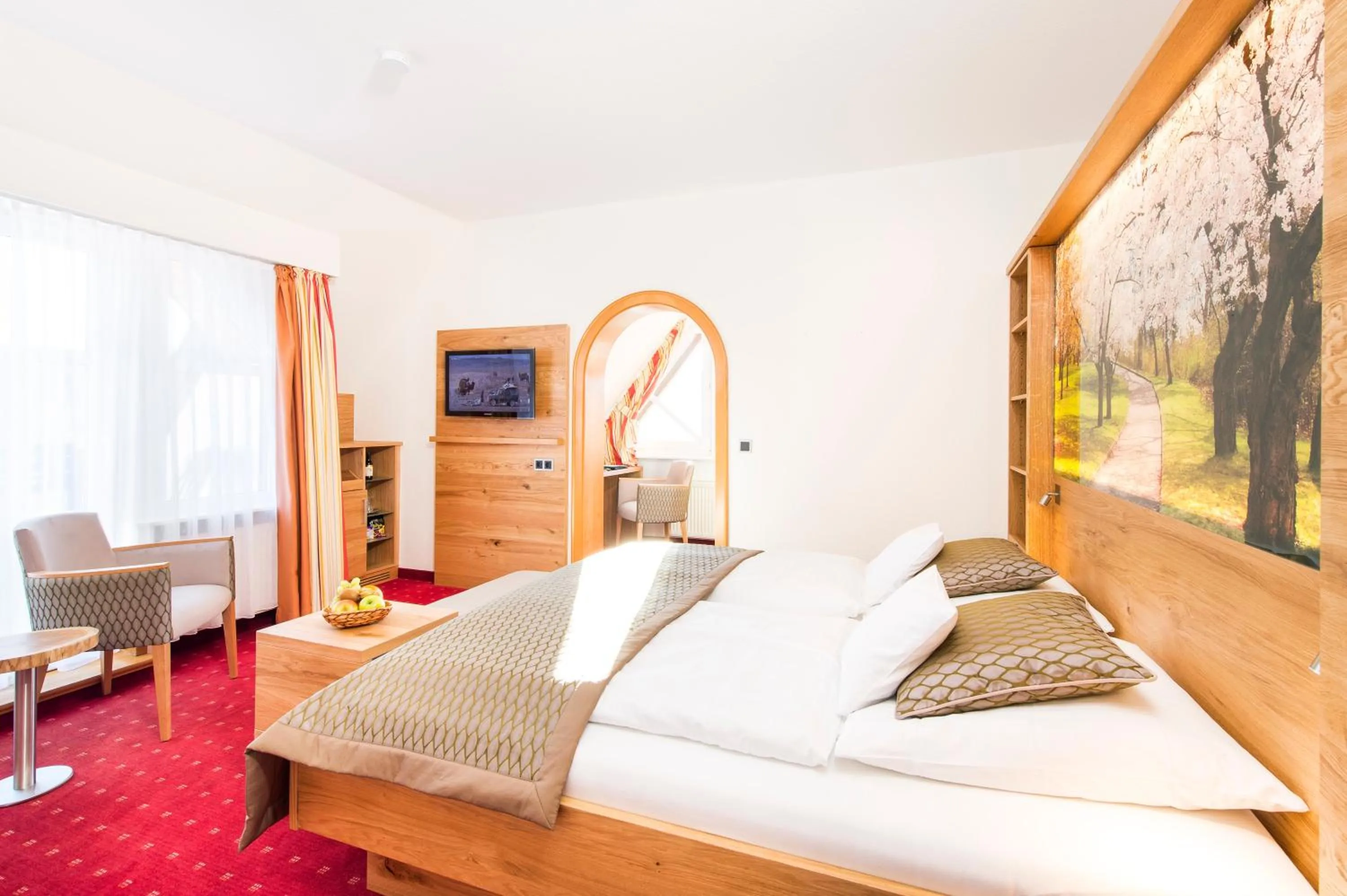 Photo of the whole room, Bed in Landhotel Buller