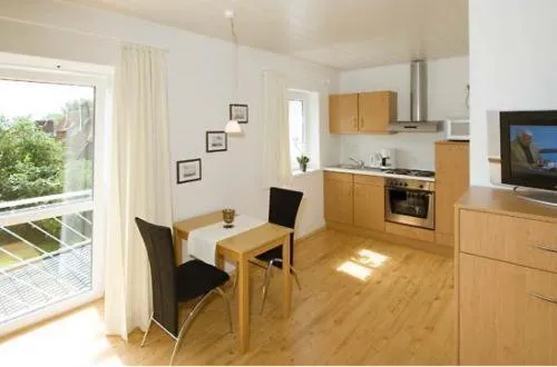 Kitchen or kitchenette in Hotel Herrlichkeit Dornum Janßen