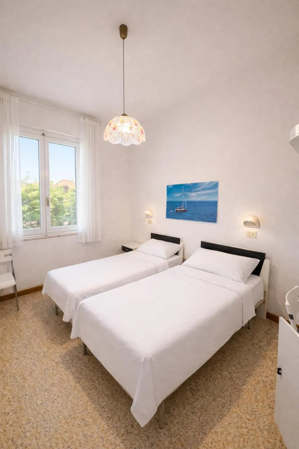 Bed in Hotel Sasselli Dipendenza Hotel Zamagna