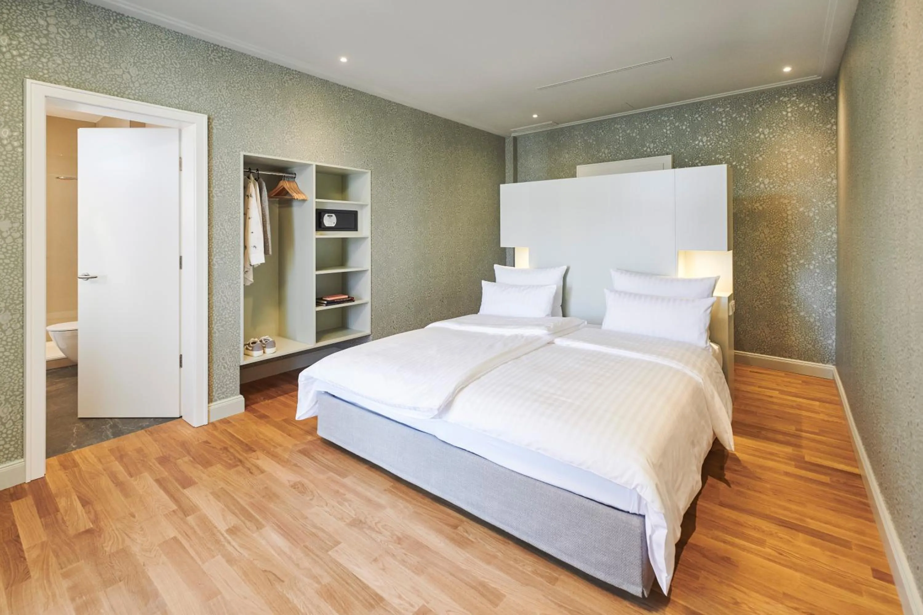 Bed in MOMA1890 Boutique Hotel