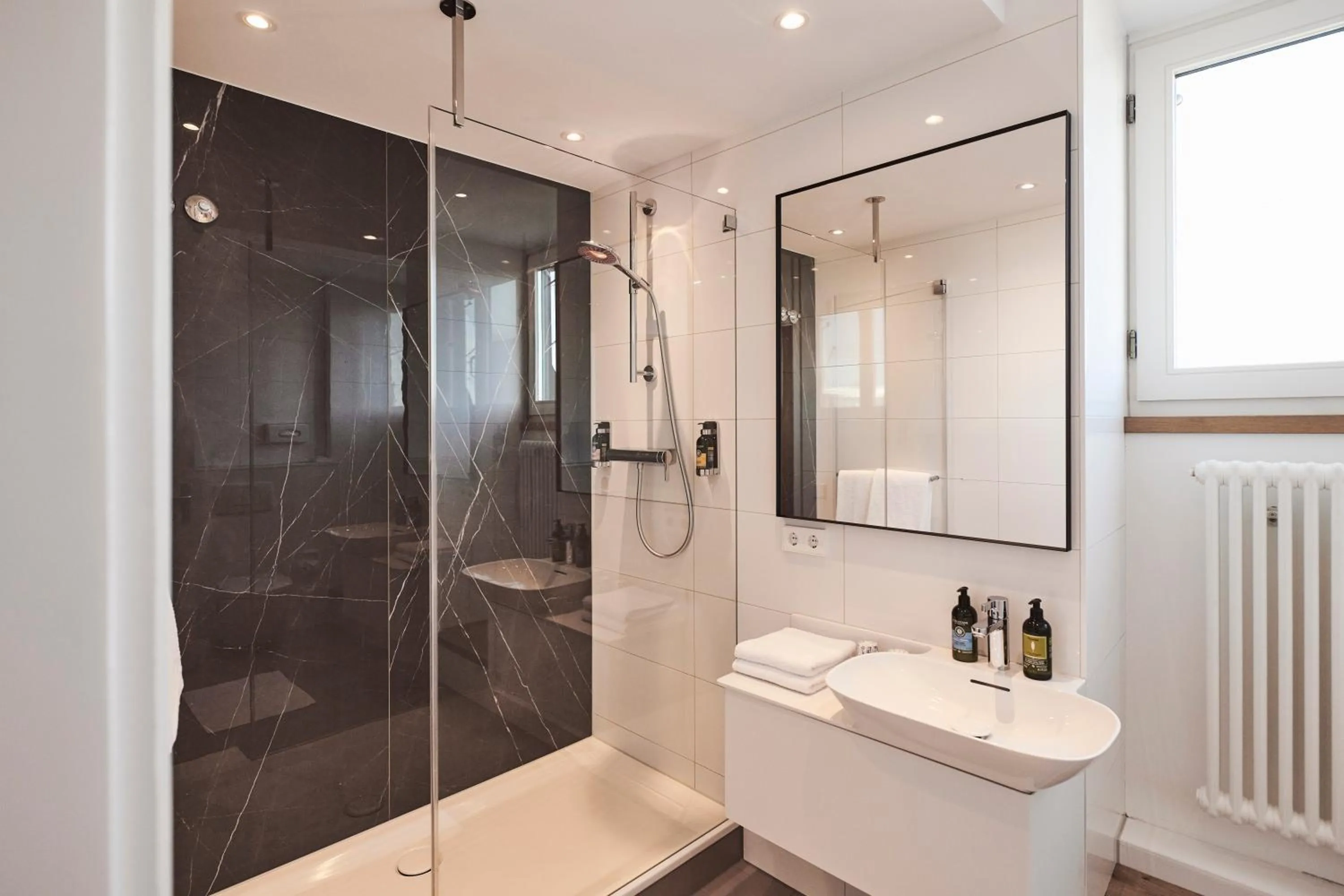 Shower in MOMA1890 Boutique Hotel