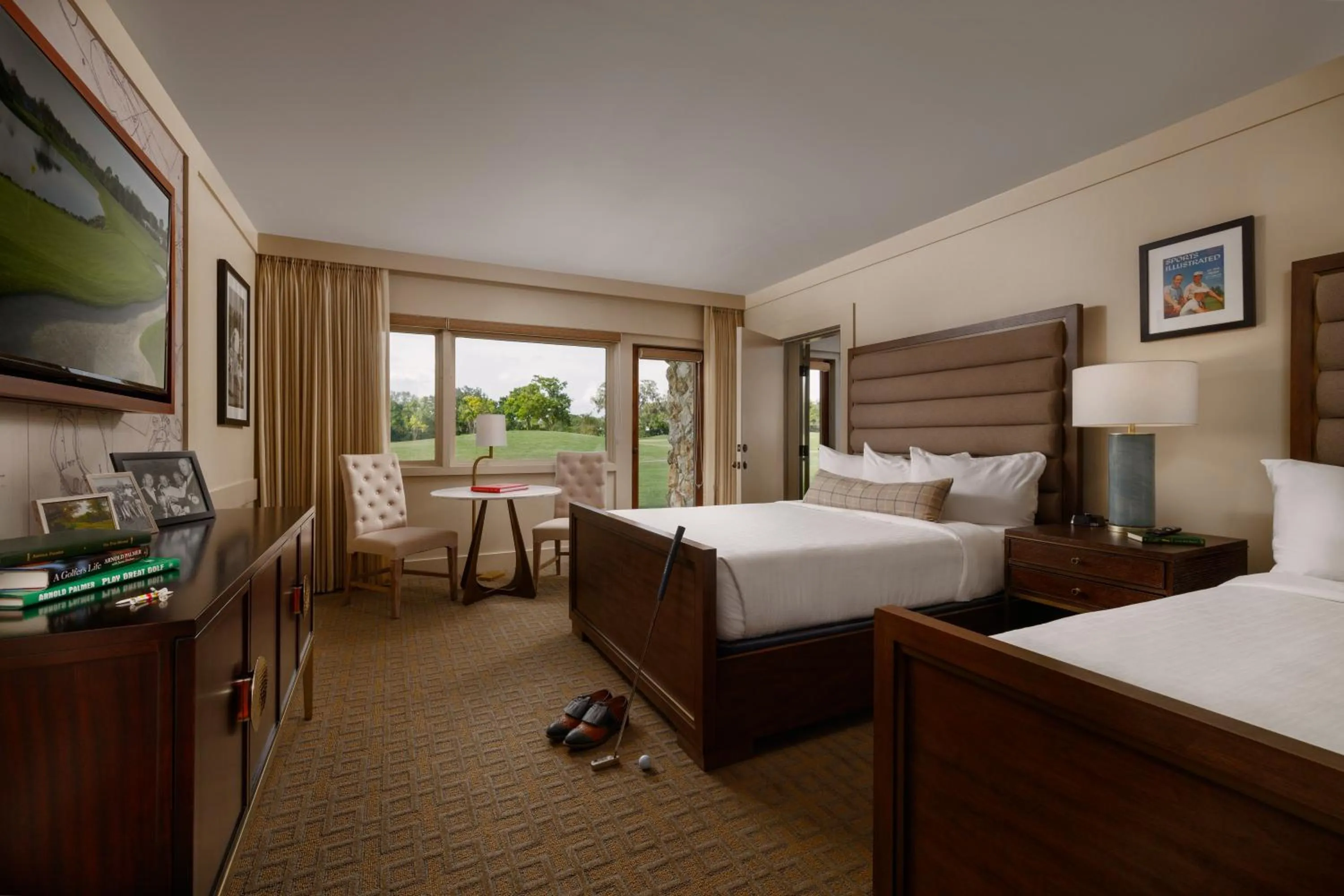 Bed in Arnold Palmer's Bay Hill Club & Lodge