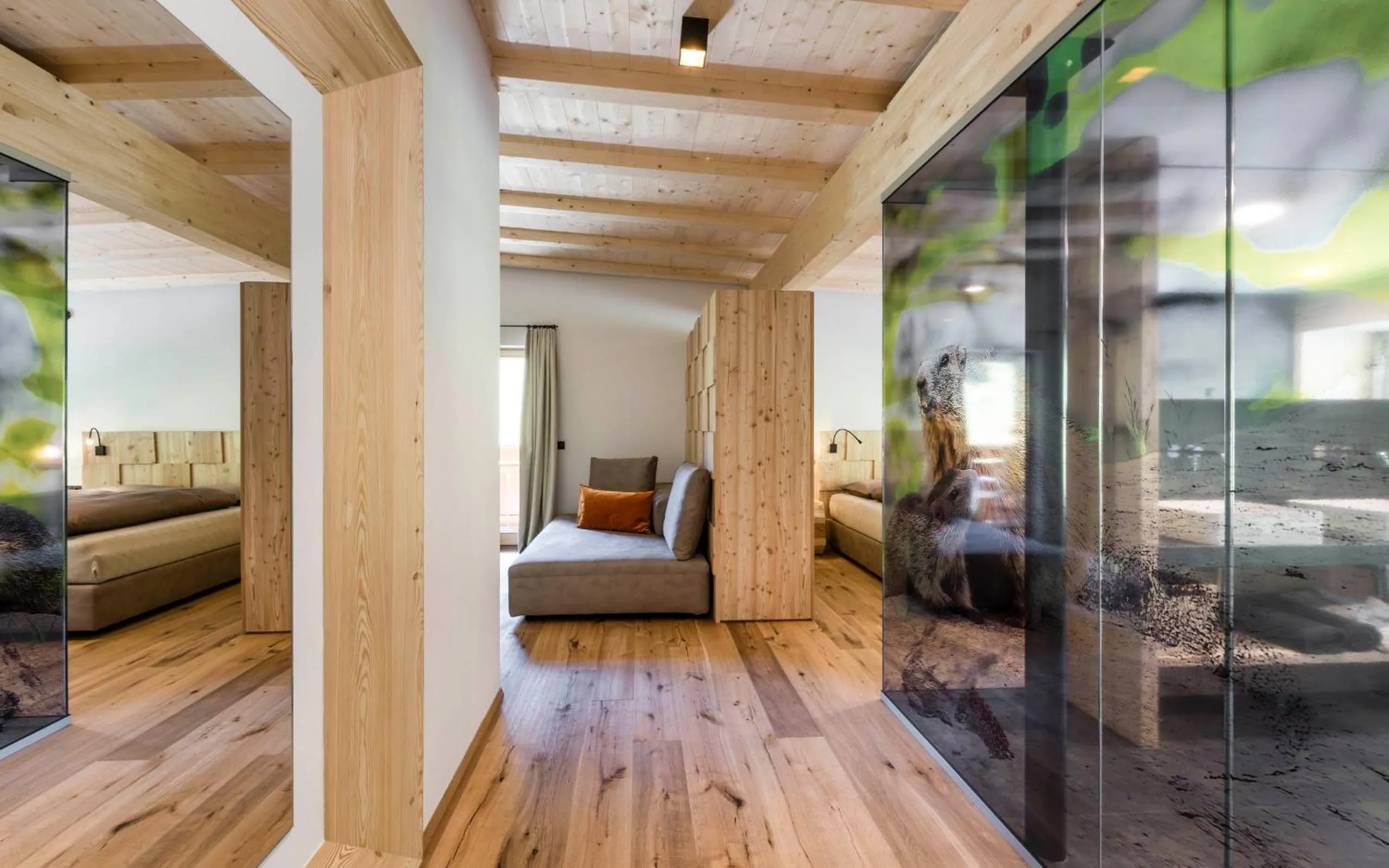 Photo of the whole room, Bed in Hotel Jaufentalerhof