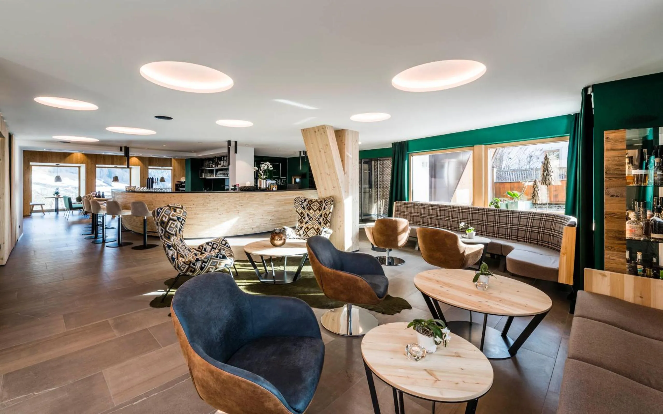 Lounge or bar in Hotel Jaufentalerhof