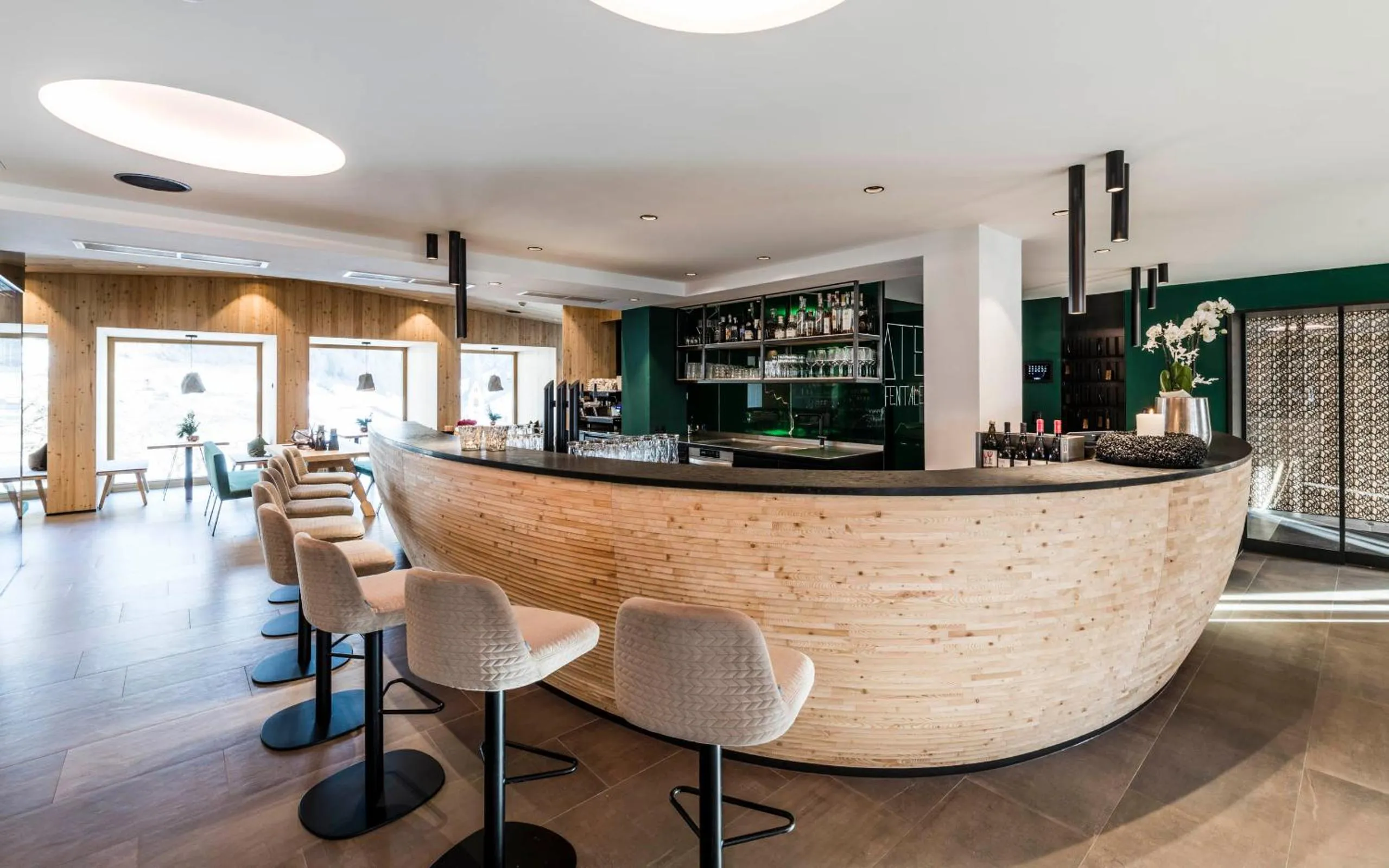 Lobby or reception in Hotel Jaufentalerhof