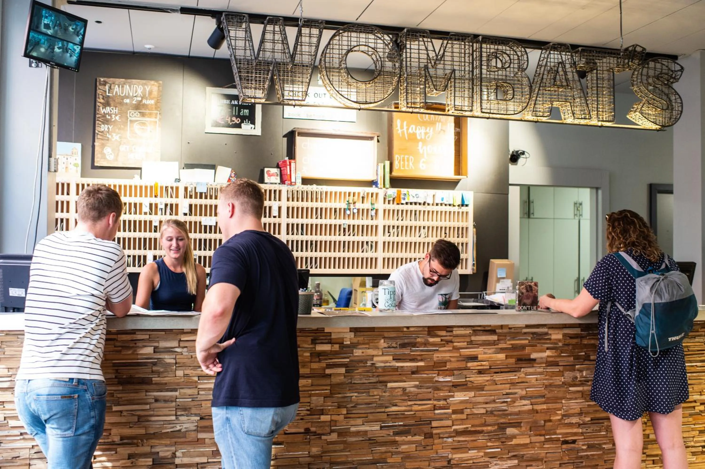 Lobby or reception in Wombat's City Hostel Munich Hauptbahnhof