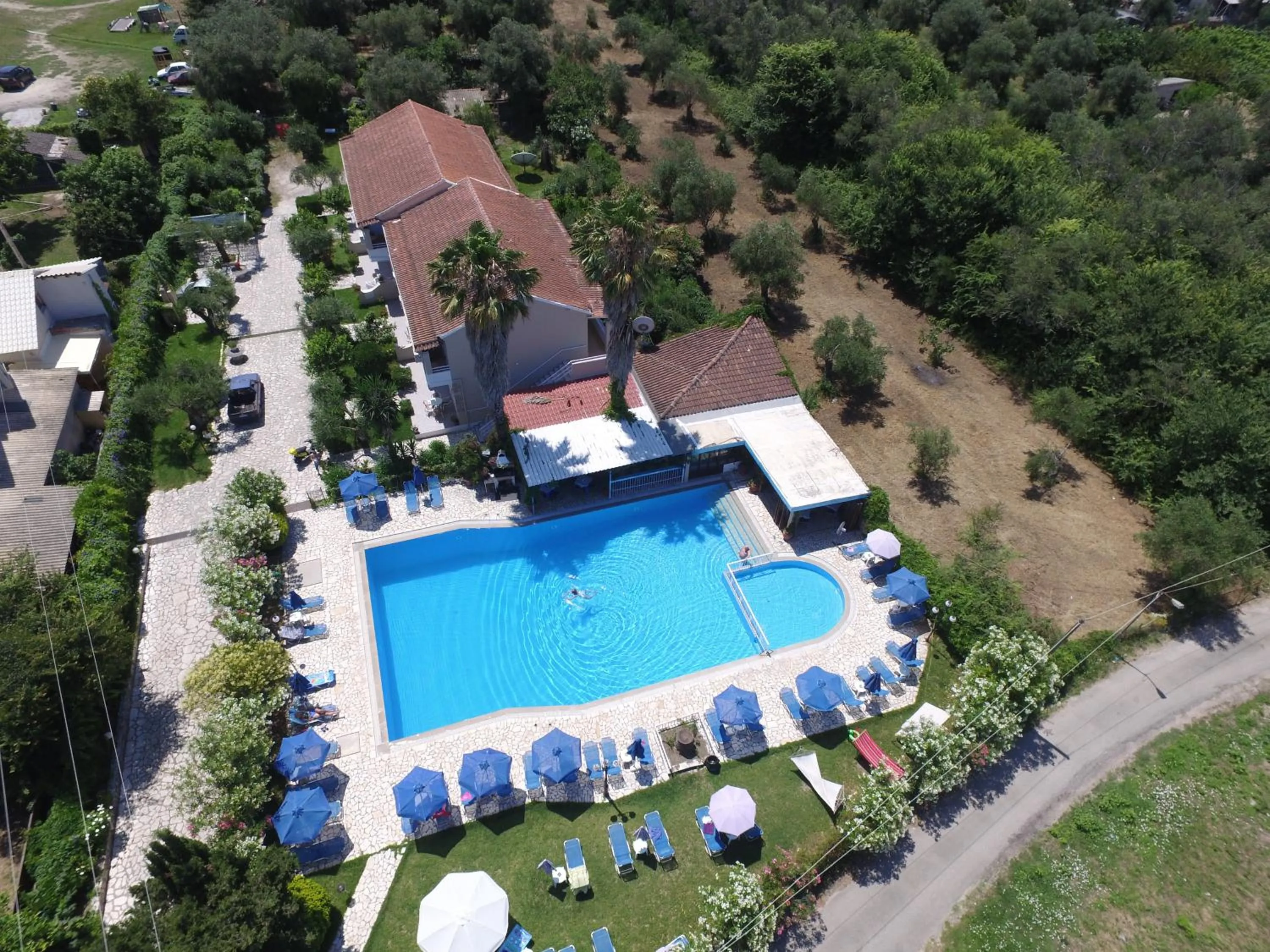 Garden in Alexandros Studios Apartments