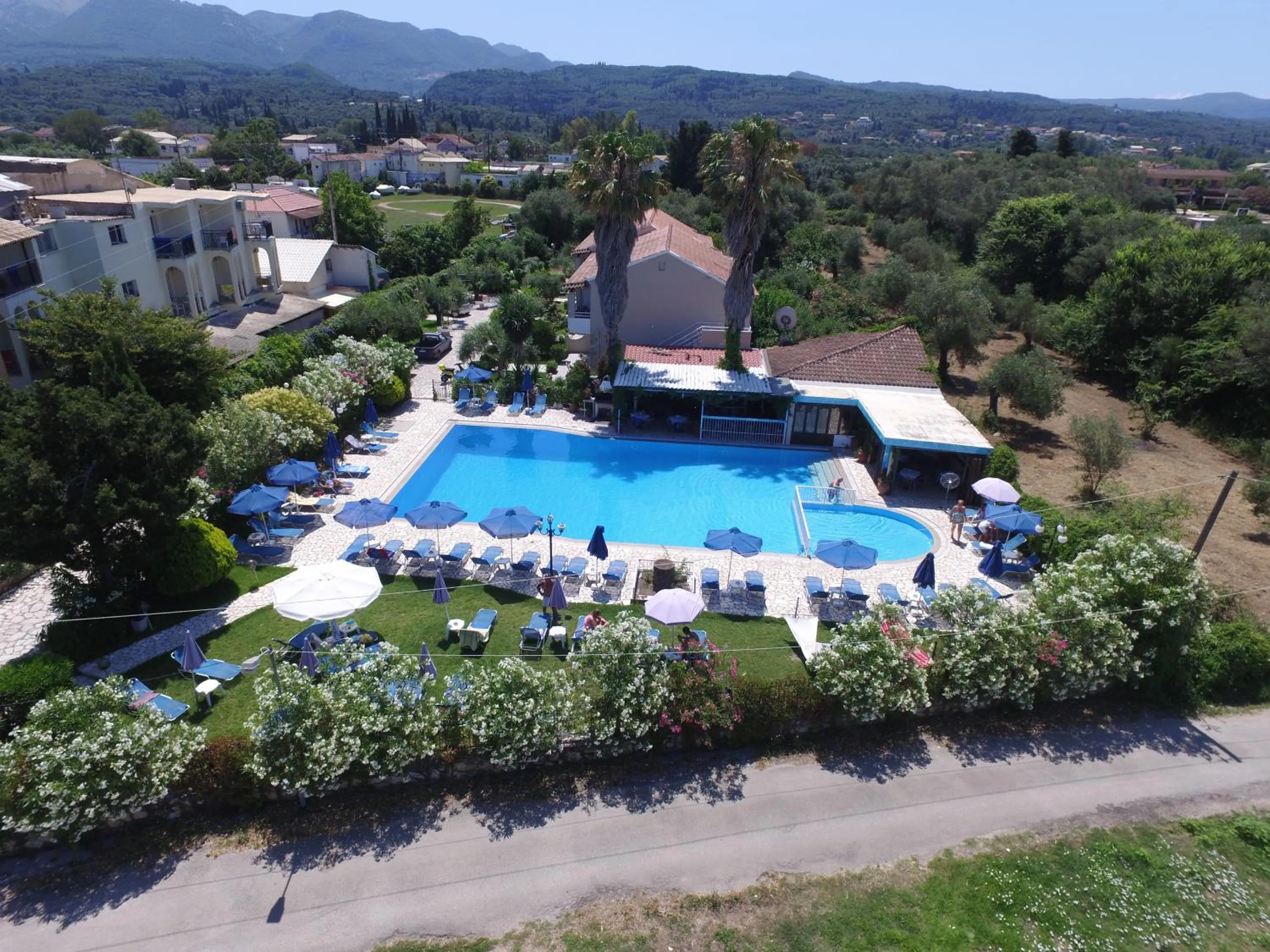 Bird's eye view in Alexandros Studios Apartments