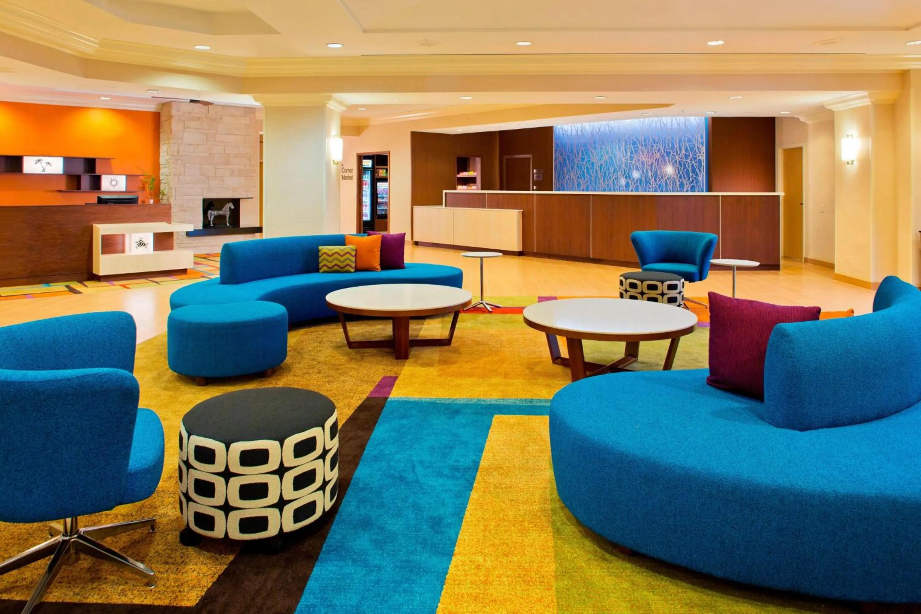 Lobby or reception in Fairfield Inn & Suites by Marriott Orlando Lake Buena Vista in the Marriott Village