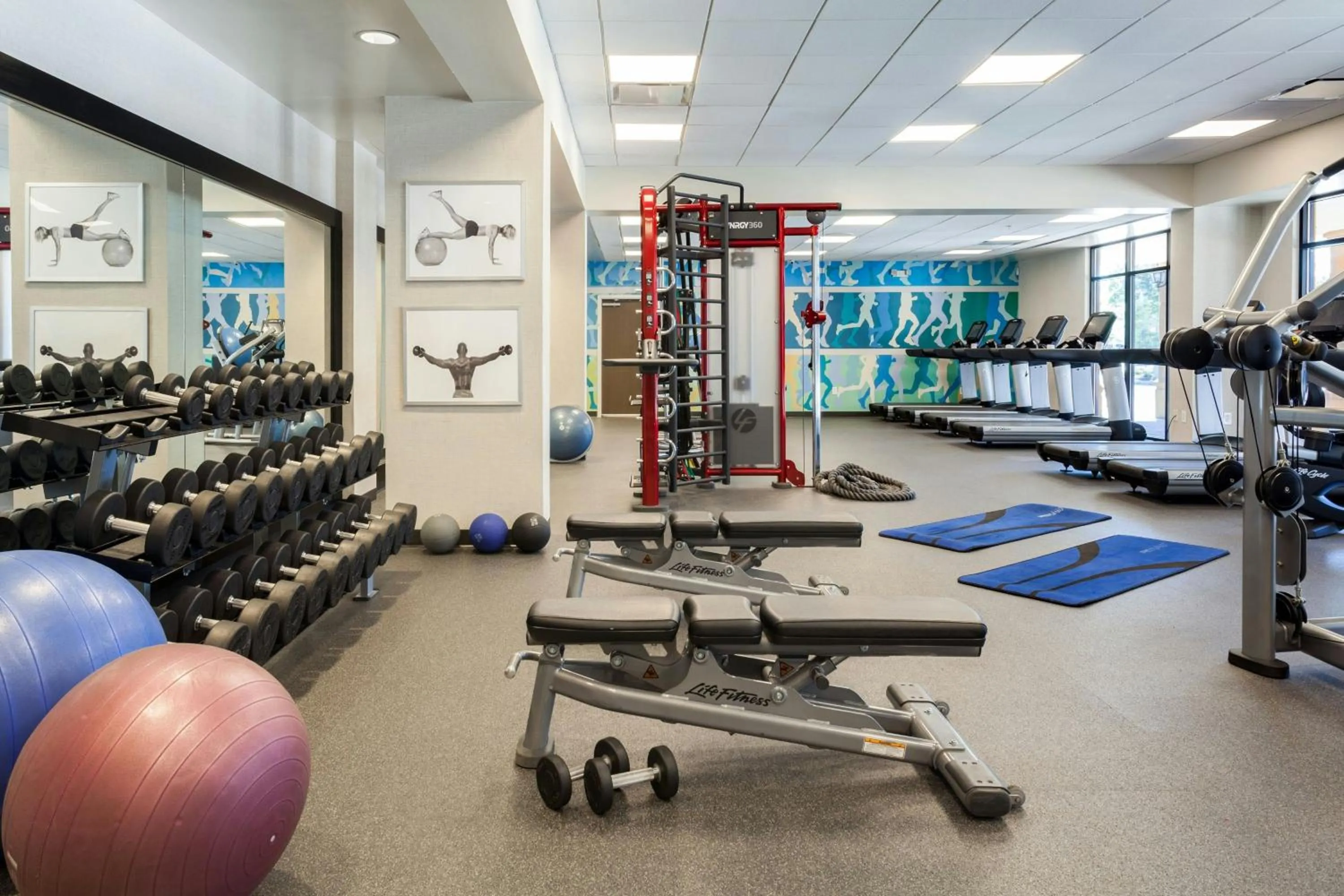 Fitness centre/facilities in Fairfield Inn & Suites by Marriott Orlando Lake Buena Vista in the Marriott Village