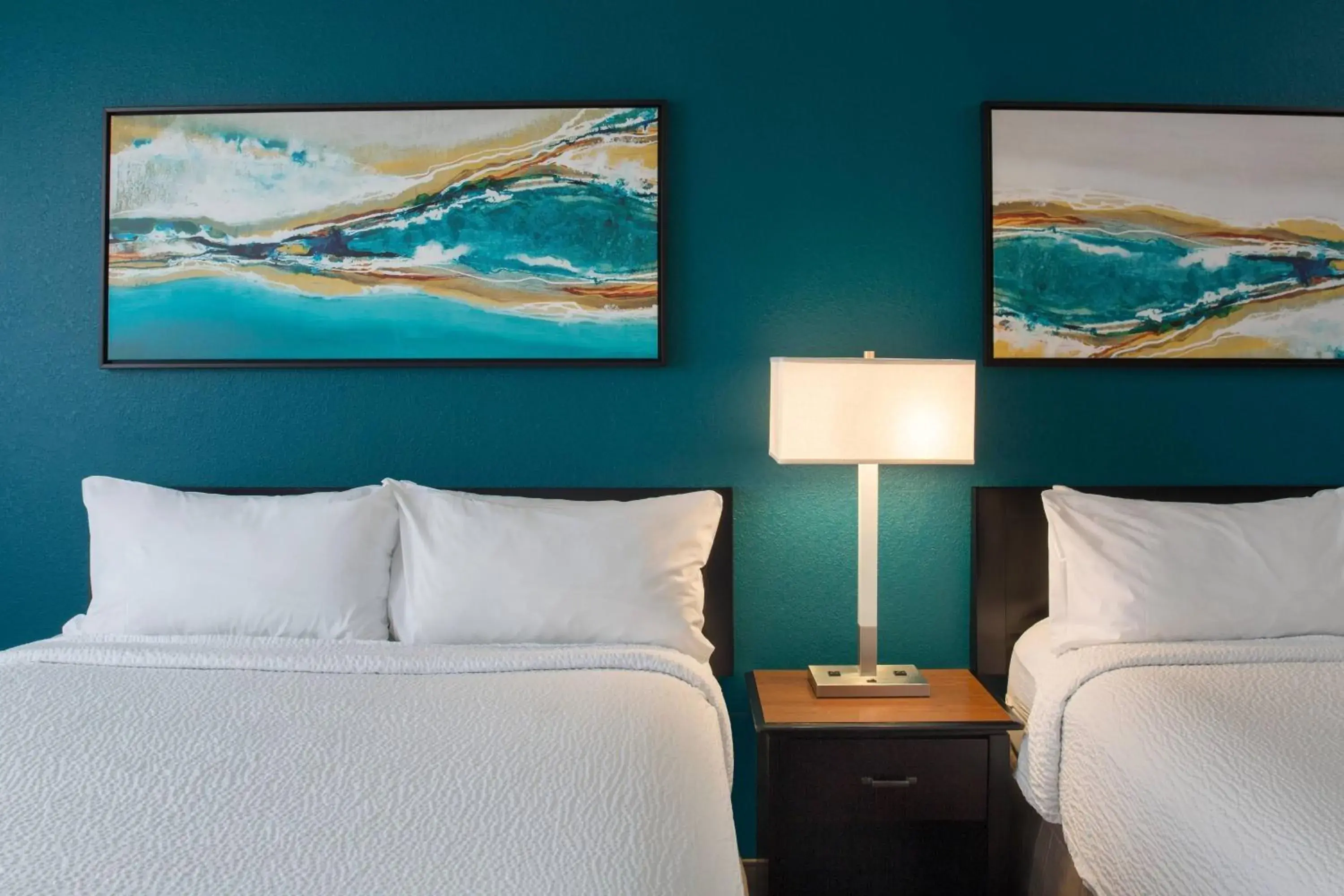 One bedroom Suite with Two Queen and Sofa Bed- Pool view in Residence Inn by Marriott Orlando at SeaWorld One bedroom Suite with Two Queen and Sofa Bed- Pool view in Residence Inn by Marriott Orlando at SeaWorld