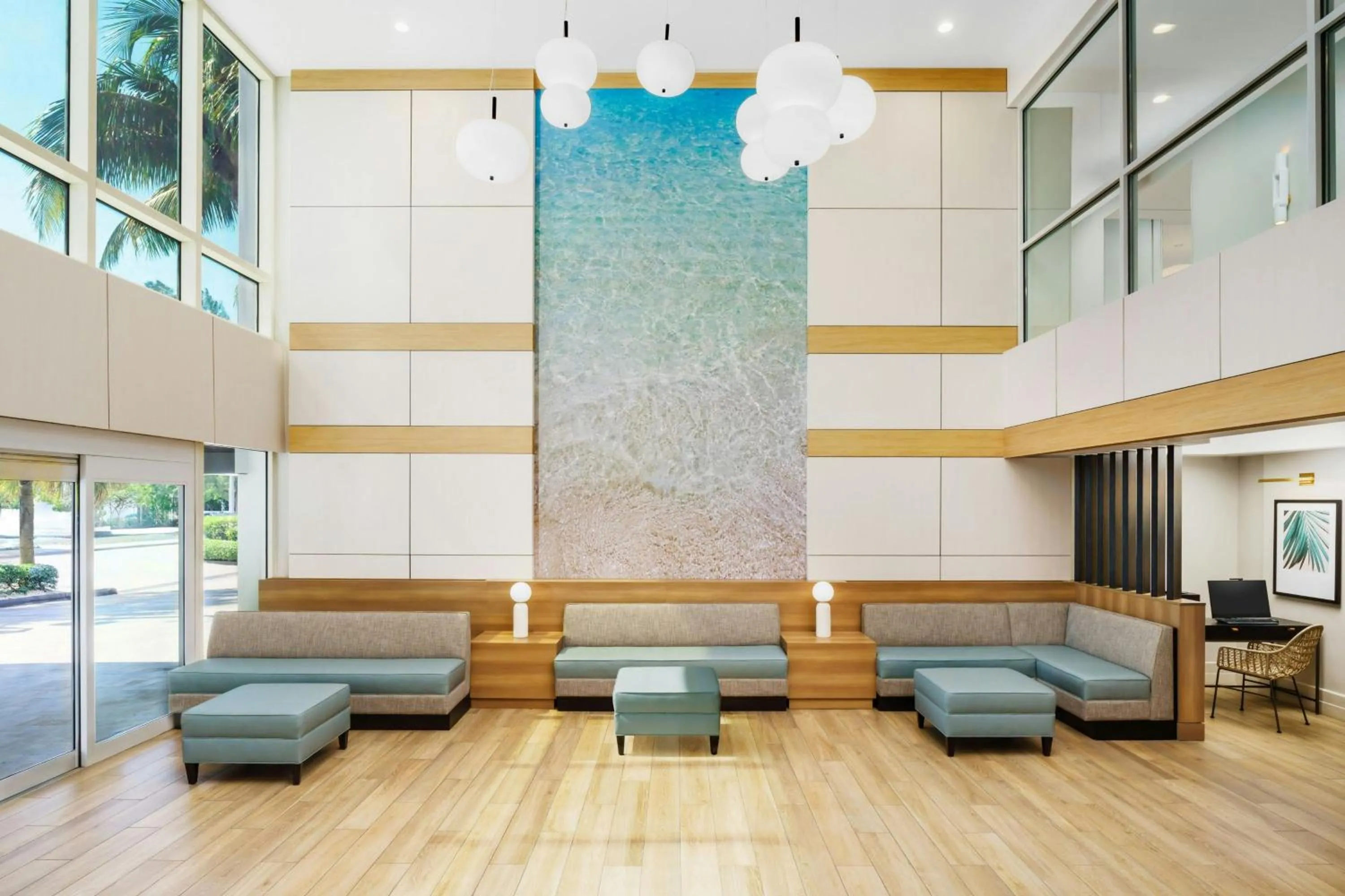 Lobby or reception in Courtyard by Marriott Oceanside Fort Lauderdale Beach