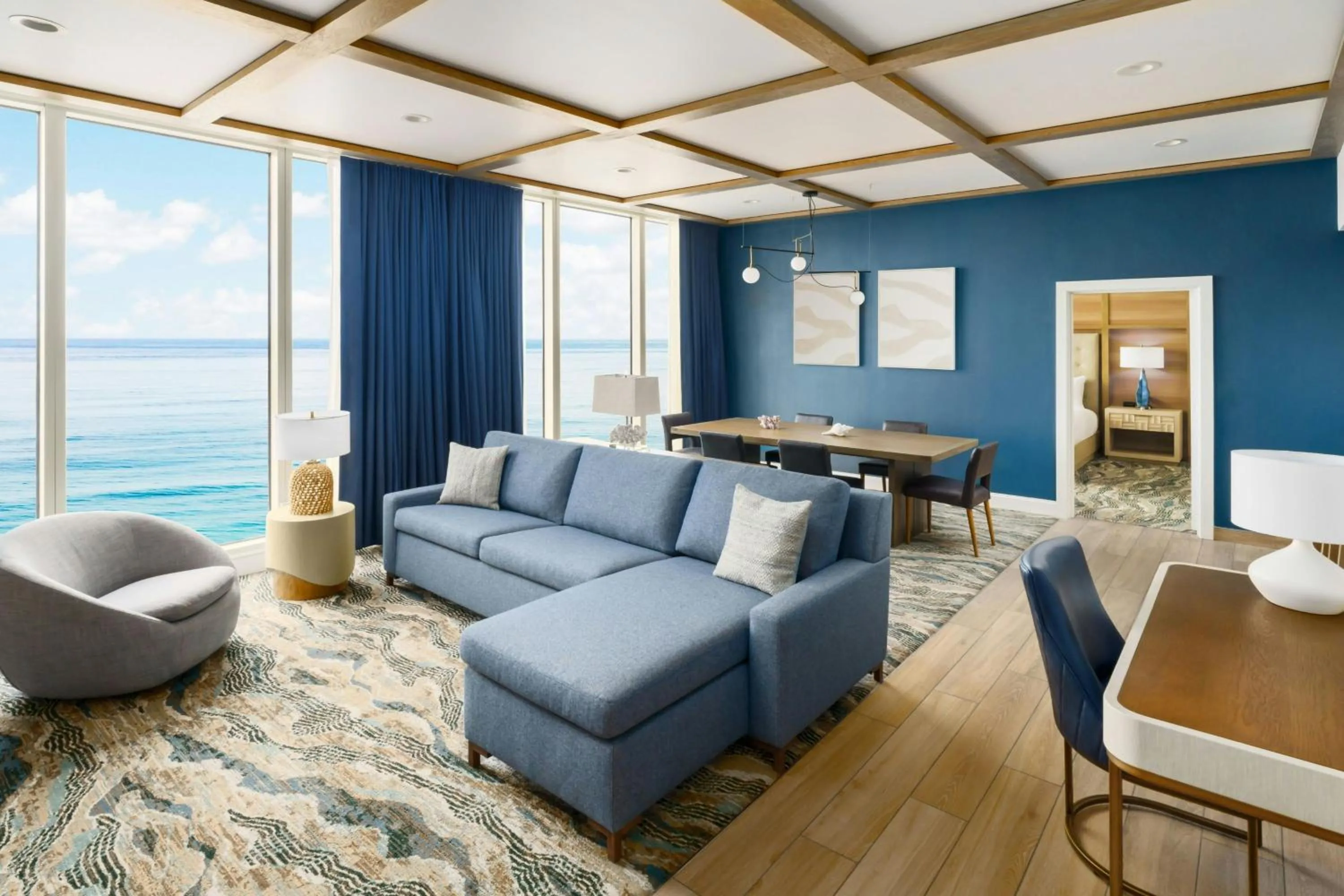 Living room in Courtyard by Marriott Oceanside Fort Lauderdale Beach
