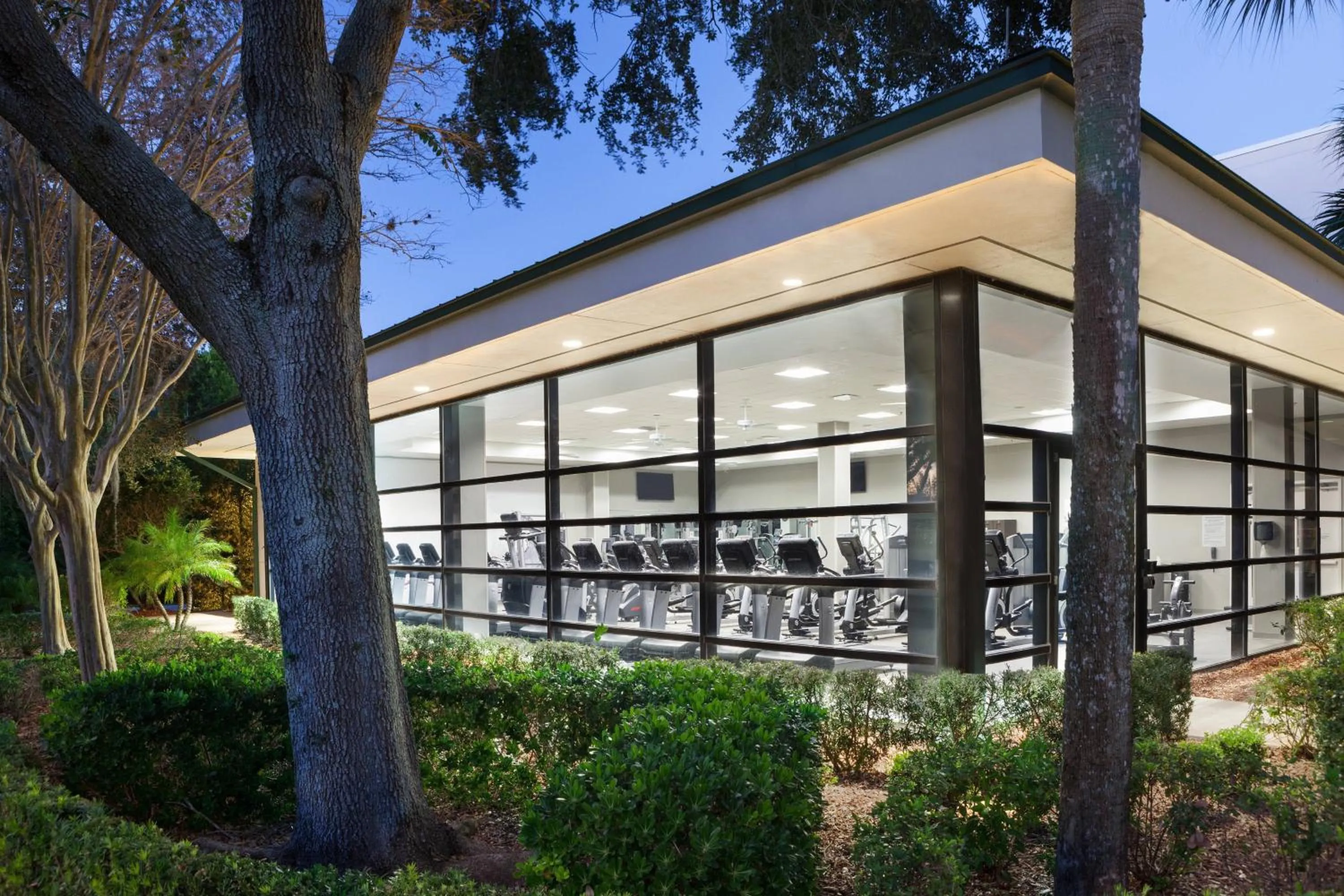 Fitness centre/facilities in Orlando World Center Marriott