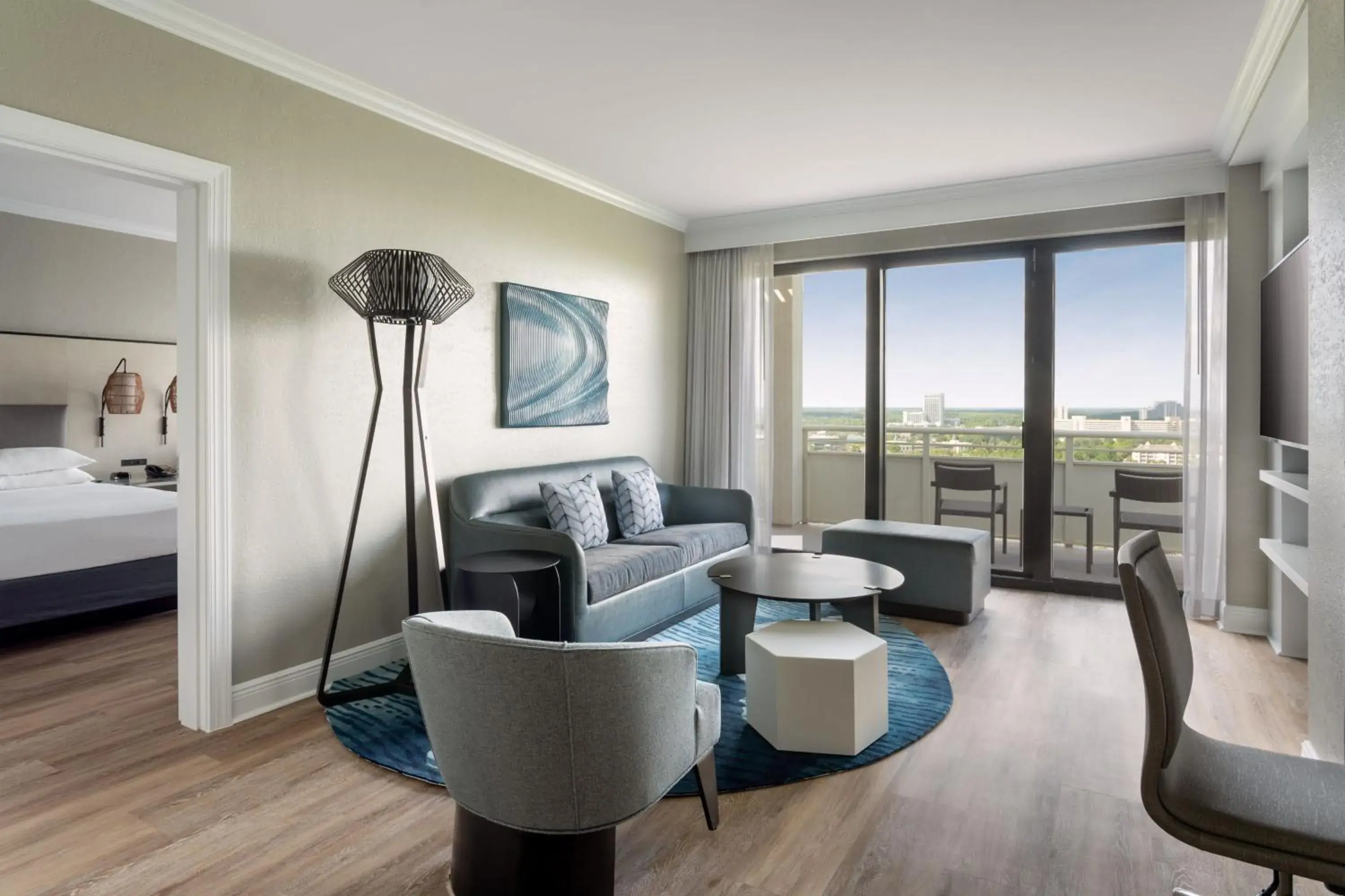 Fairway, Suite, 2 Queen, Sofa bed, Golf view in Orlando World Center Marriott Fairway, Suite, 2 Queen, Sofa bed, Golf view in Orlando World Center Marriott