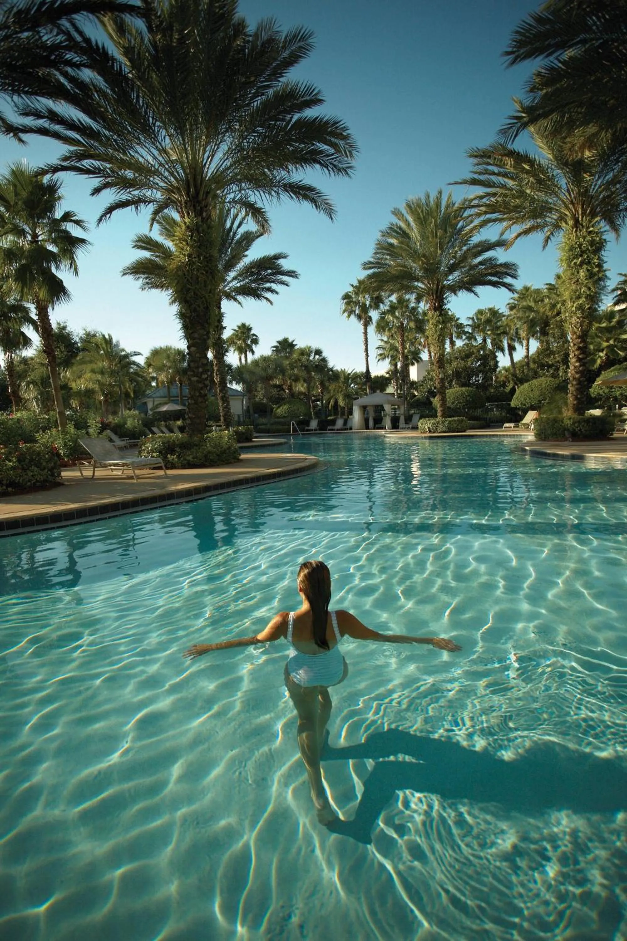 Swimming pool in Orlando World Center Marriott