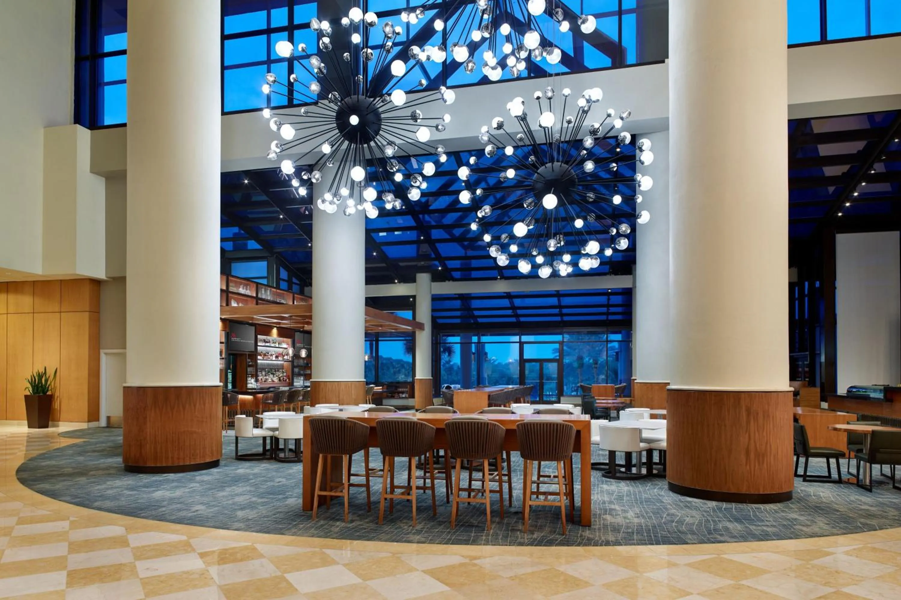 Lobby or reception in Orlando World Center Marriott