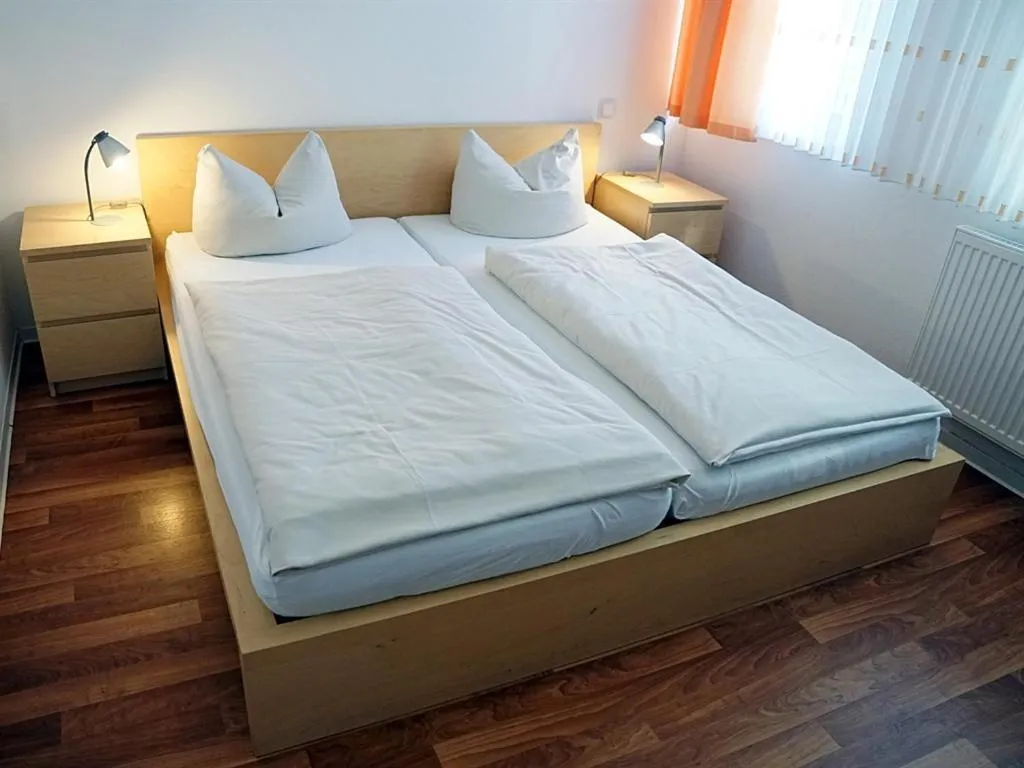 View (from property/room), Bed in Zur Wildgans