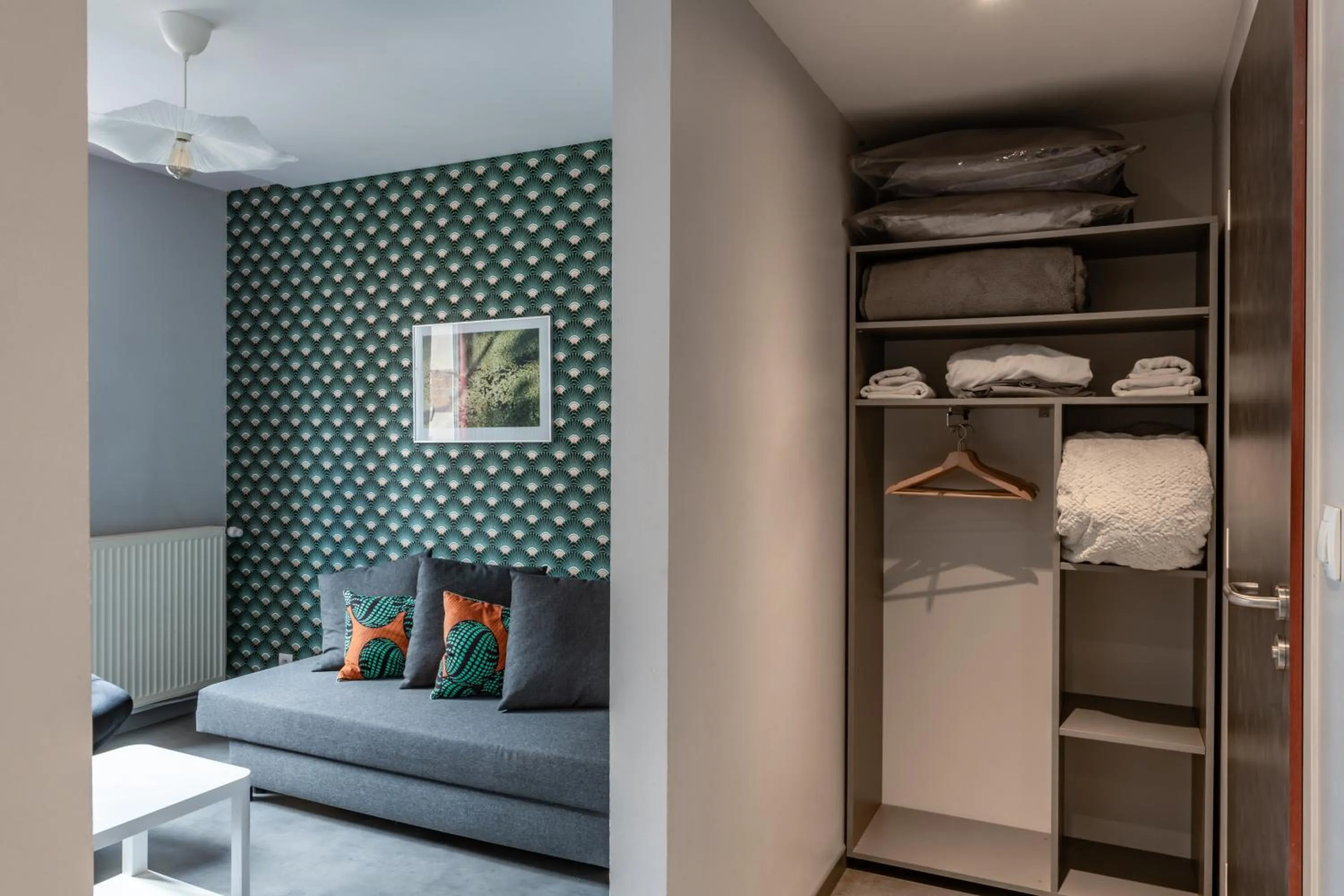 Bed in Smartappart Caen Grusse