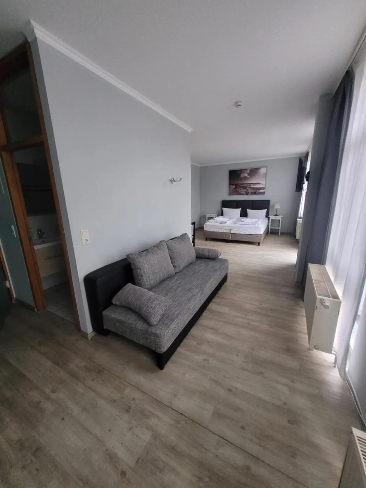 Bed in Appartement-Hotel Rostock