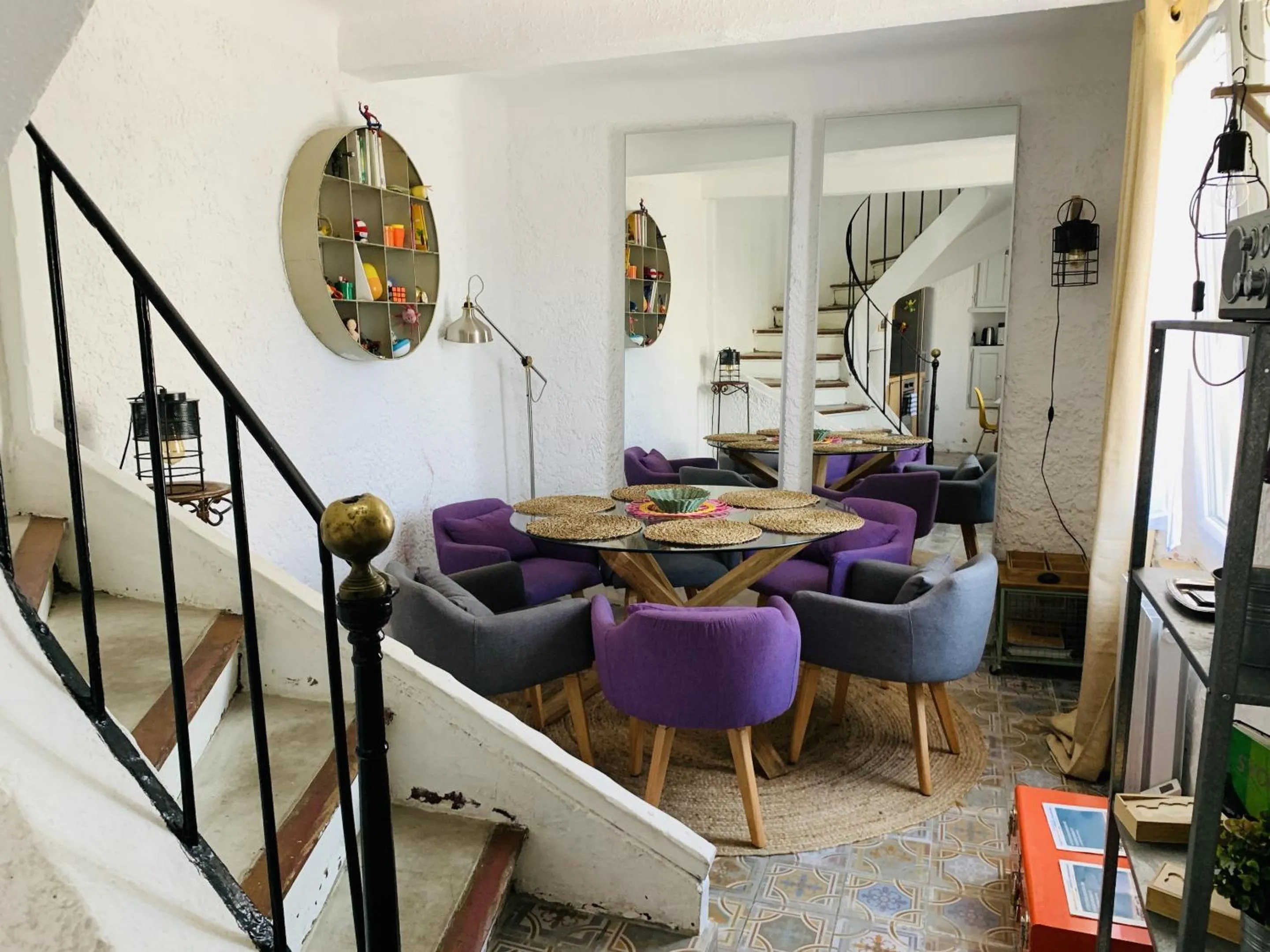 Living room in The Crew House La Ciotat