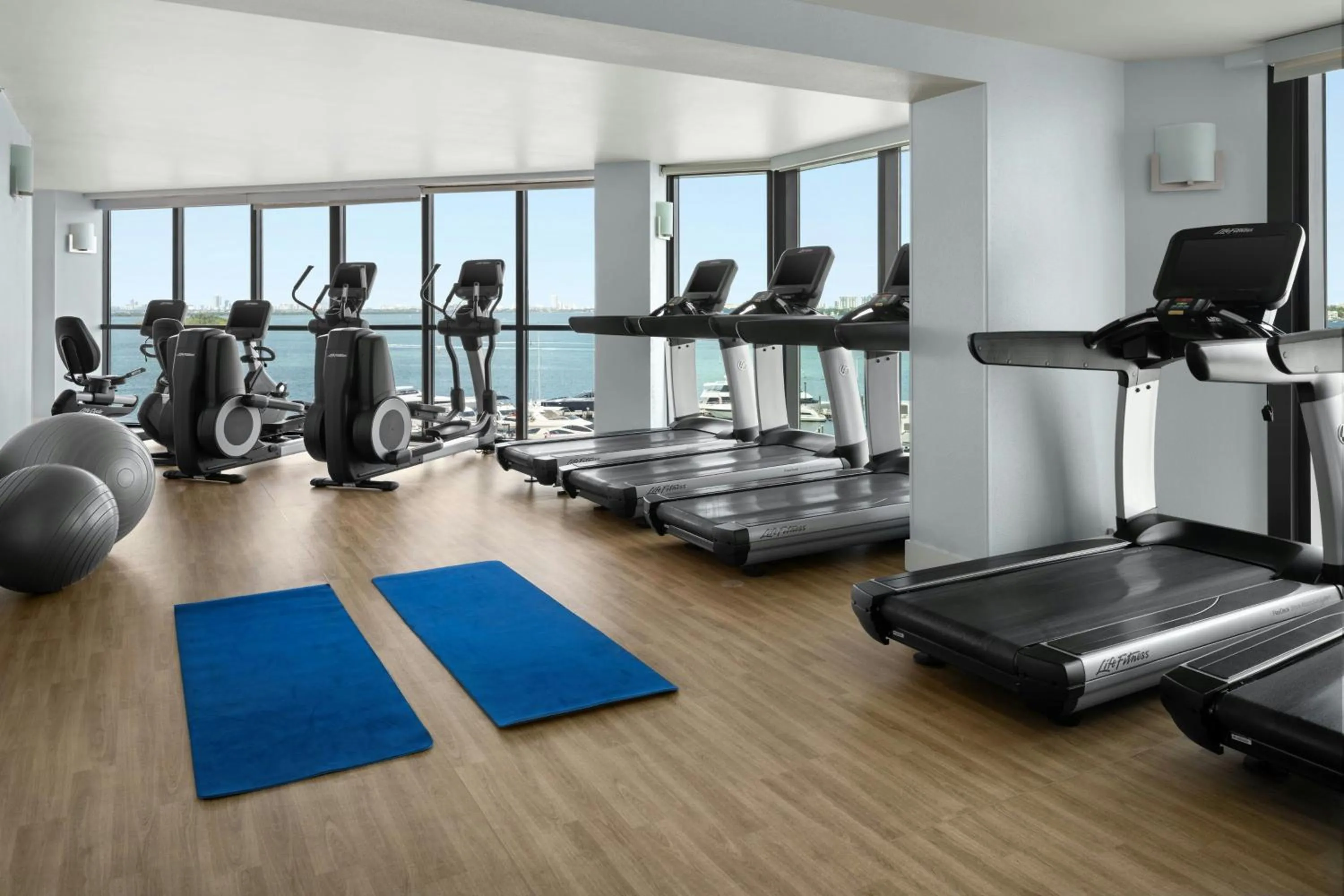 Fitness centre/facilities in Miami Marriott Biscayne Bay