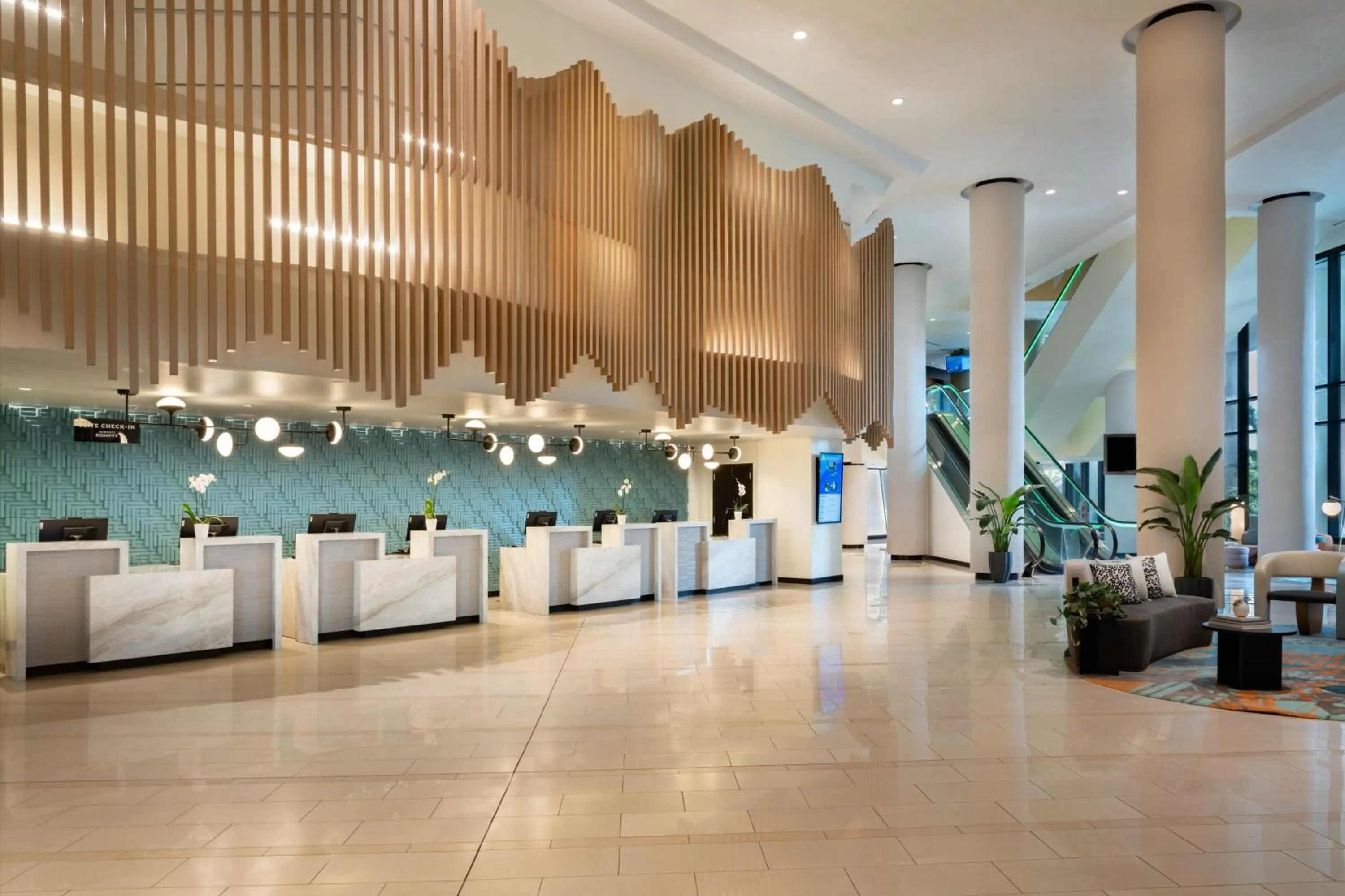 Lobby or reception in Miami Marriott Biscayne Bay
