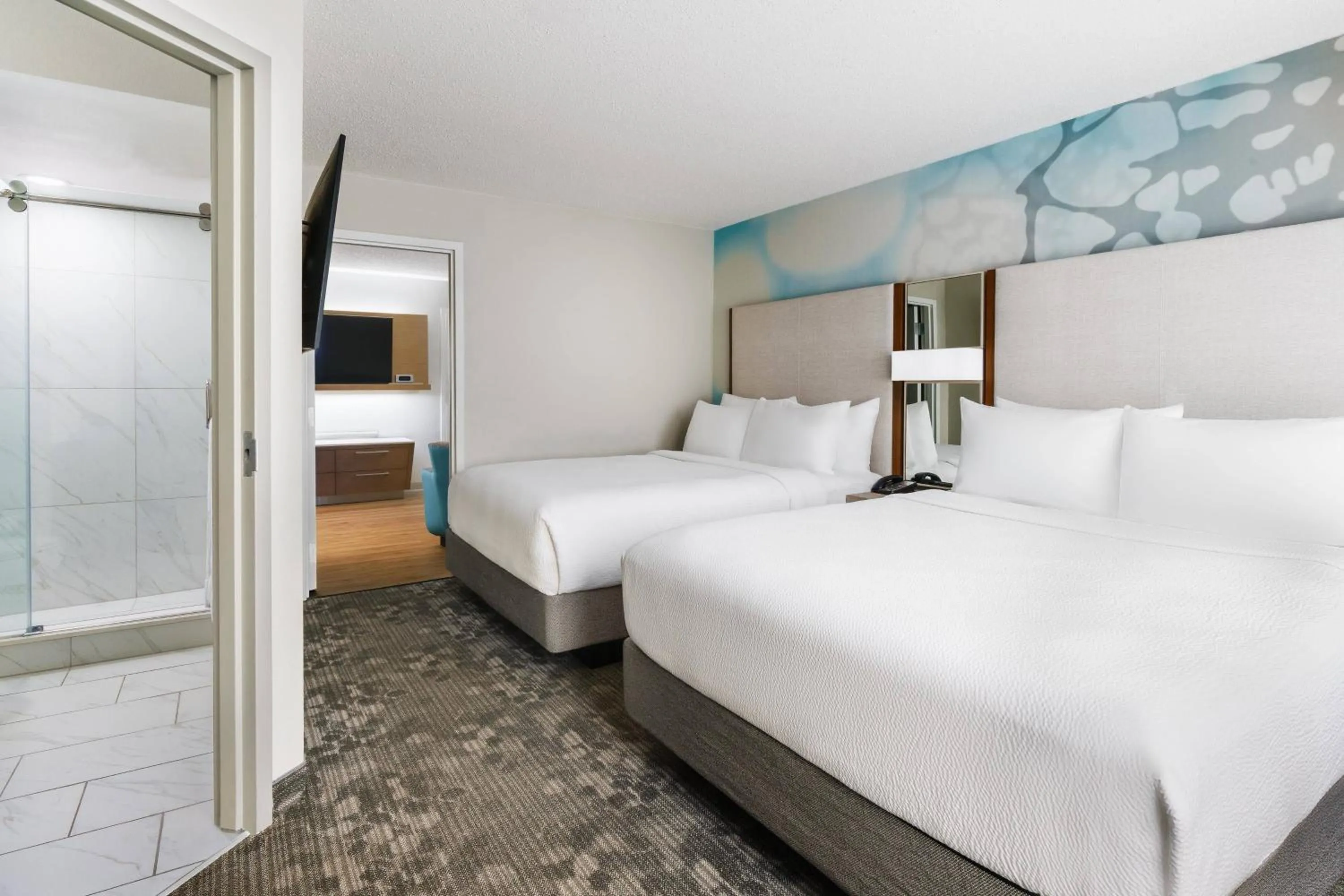 Bedroom, Bed in Courtyard by Marriott Orlando Lake Buena Vista at Vista Centre