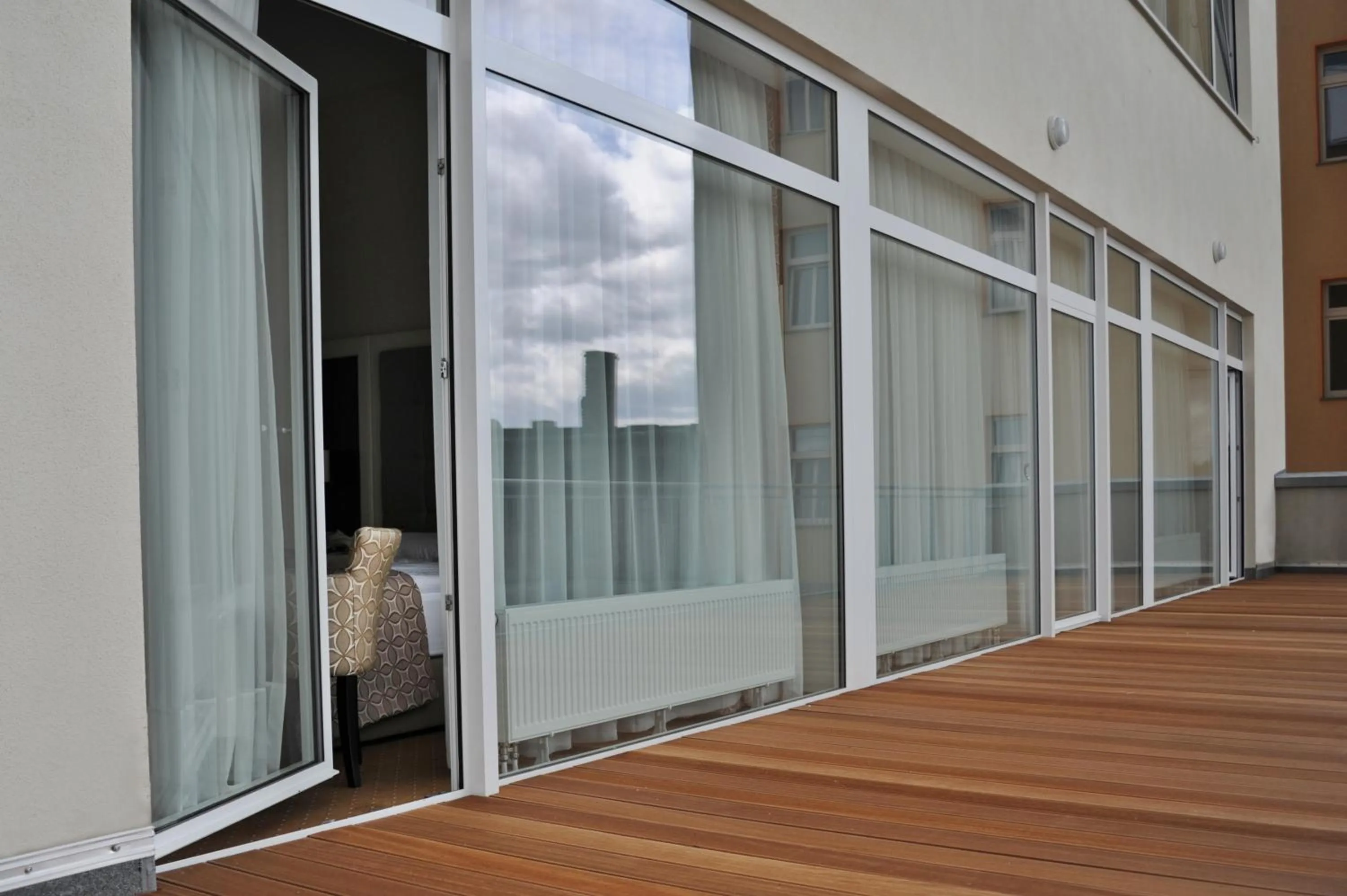 Balcony/Terrace in Hotel Atlas Halle